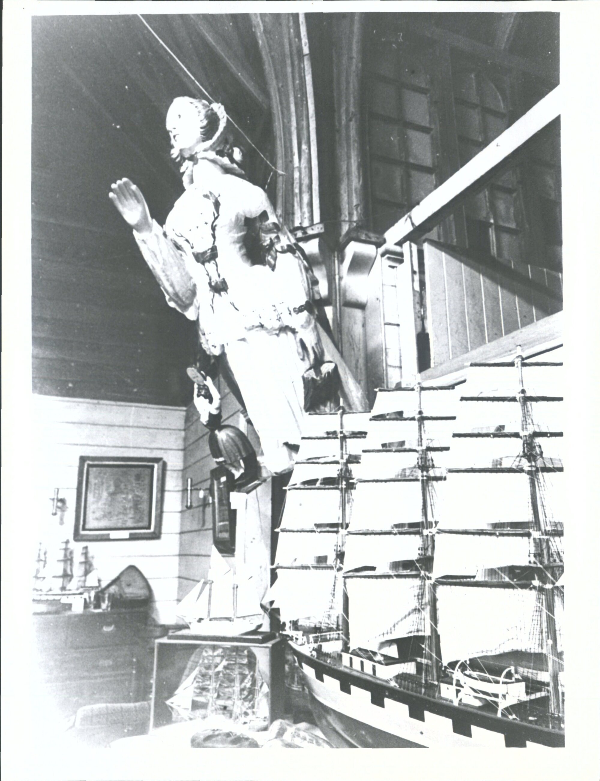 Figurehead found at Farewell Spit in Nelson Museum