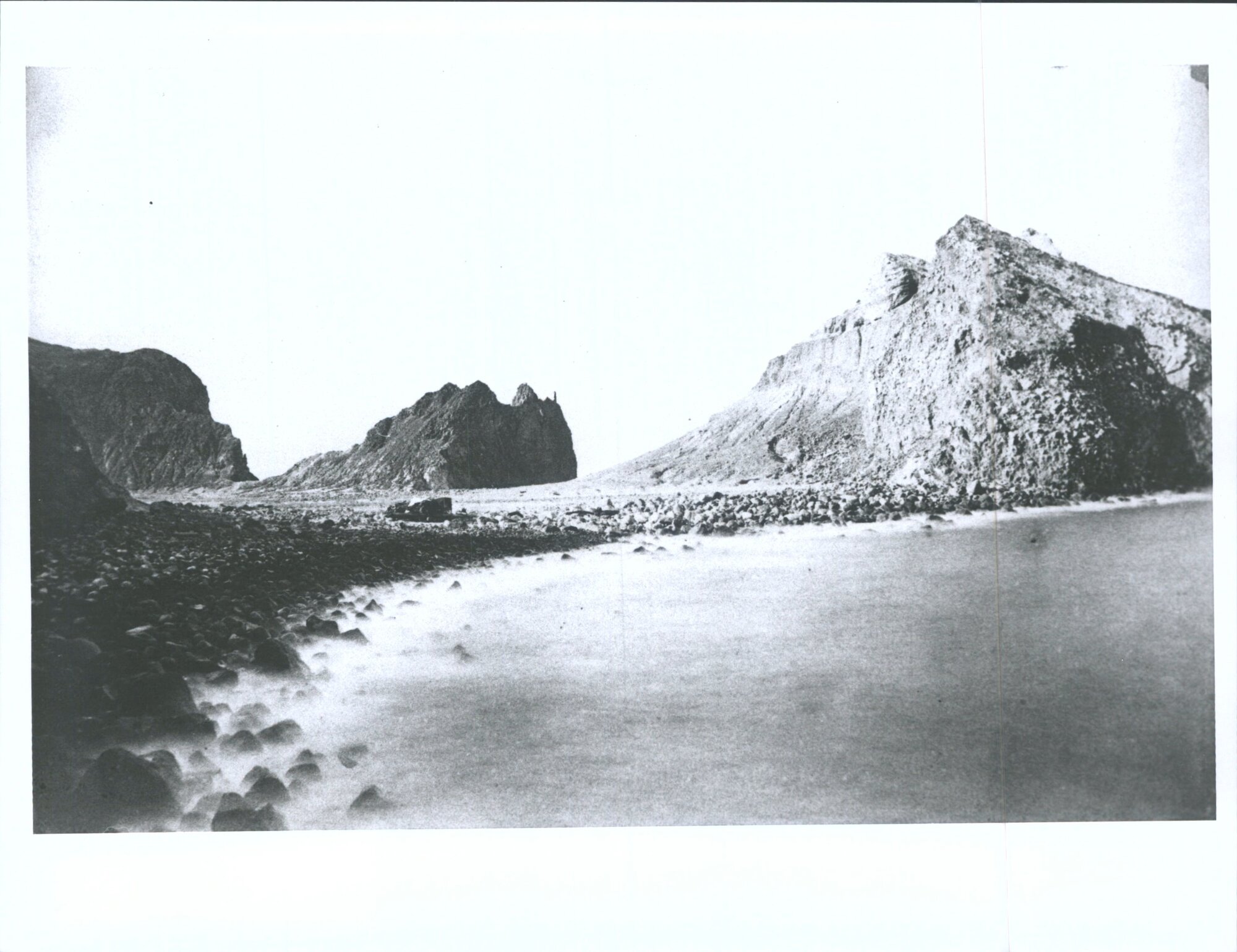 Landing cove at White Island