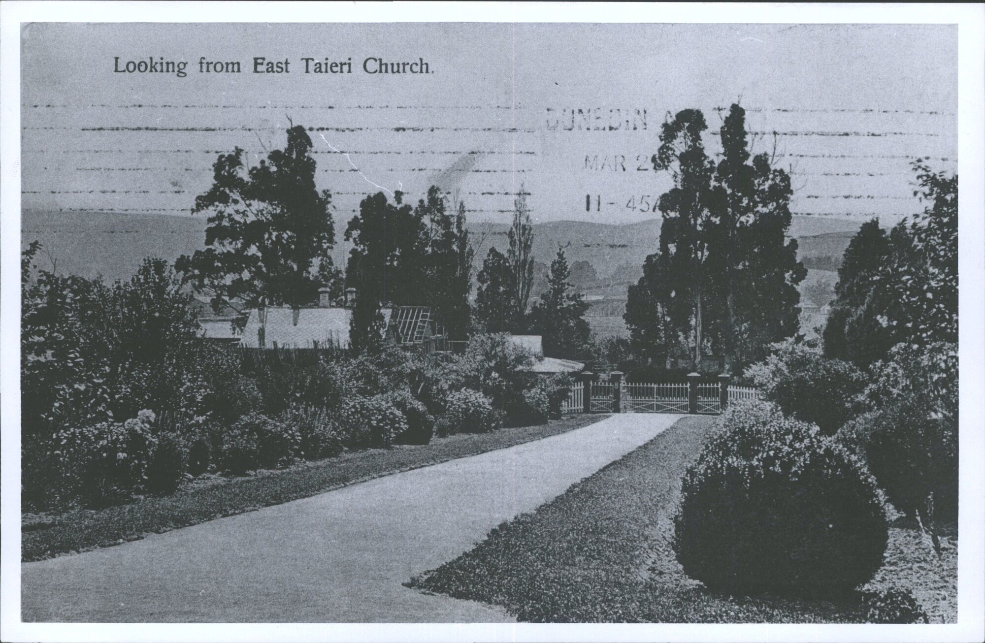 Looking from East Taieri Church