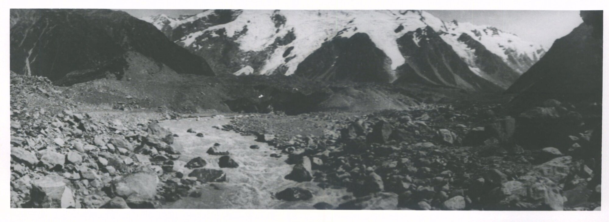 Fall of Mueller Glacier and Mueller Rivers