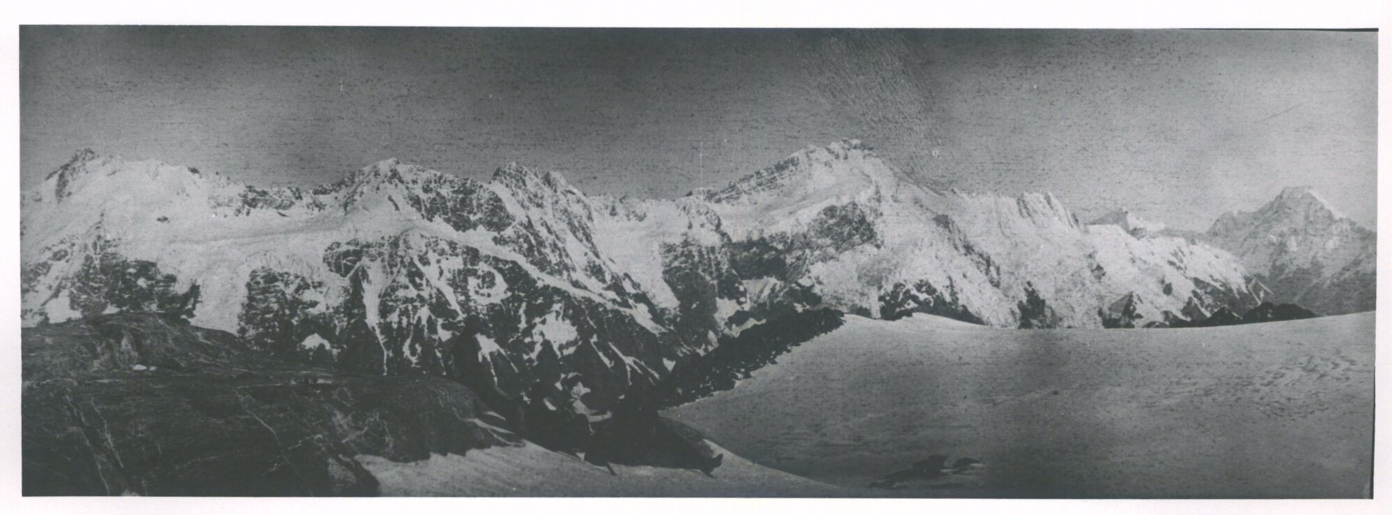 Sefton, Cook etc from snowfield on sealy