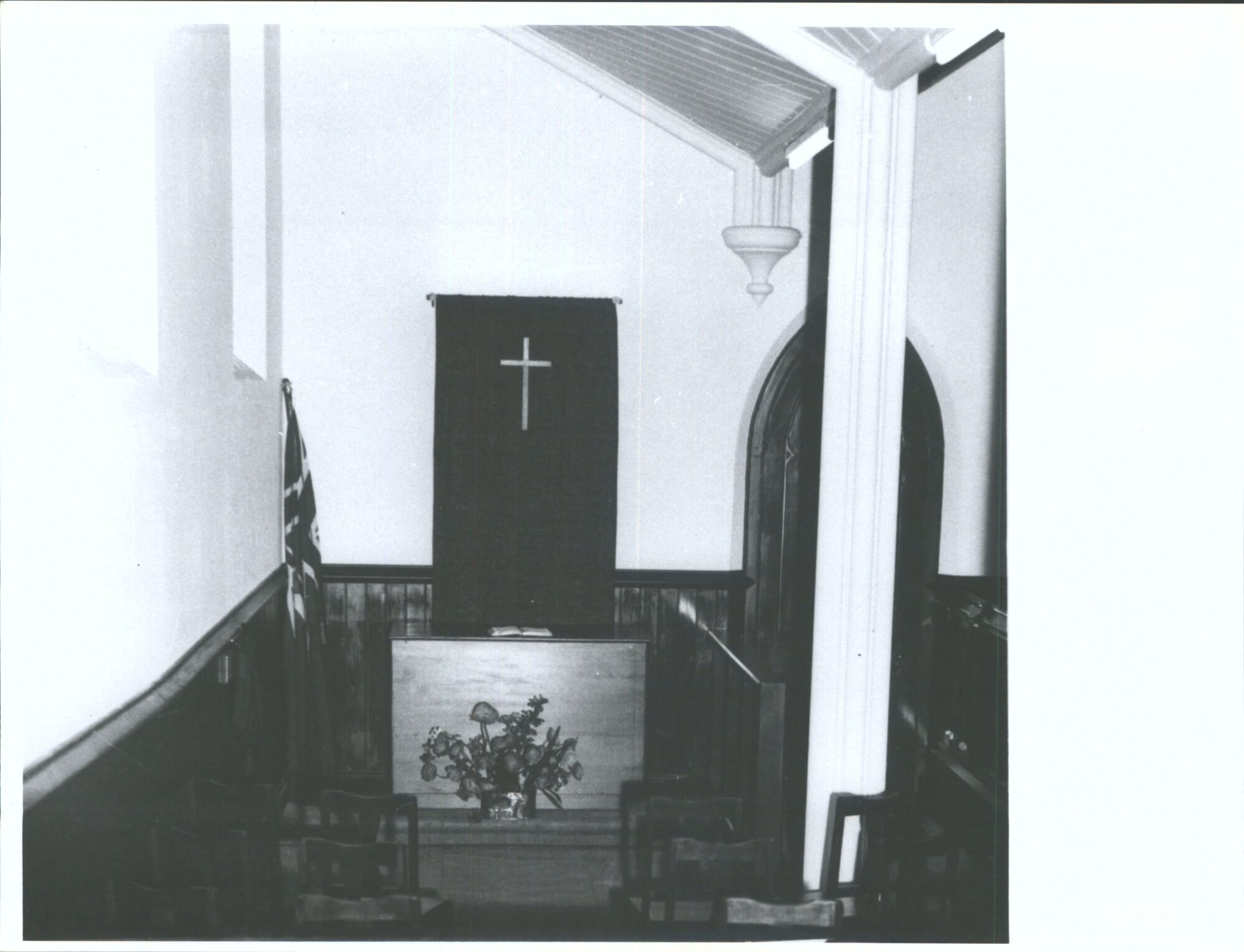 Taken 18 Oct 1952 on the occasion of the Celebration of the opening of the first Presbyterian church in Port Chalmers in Oct 185