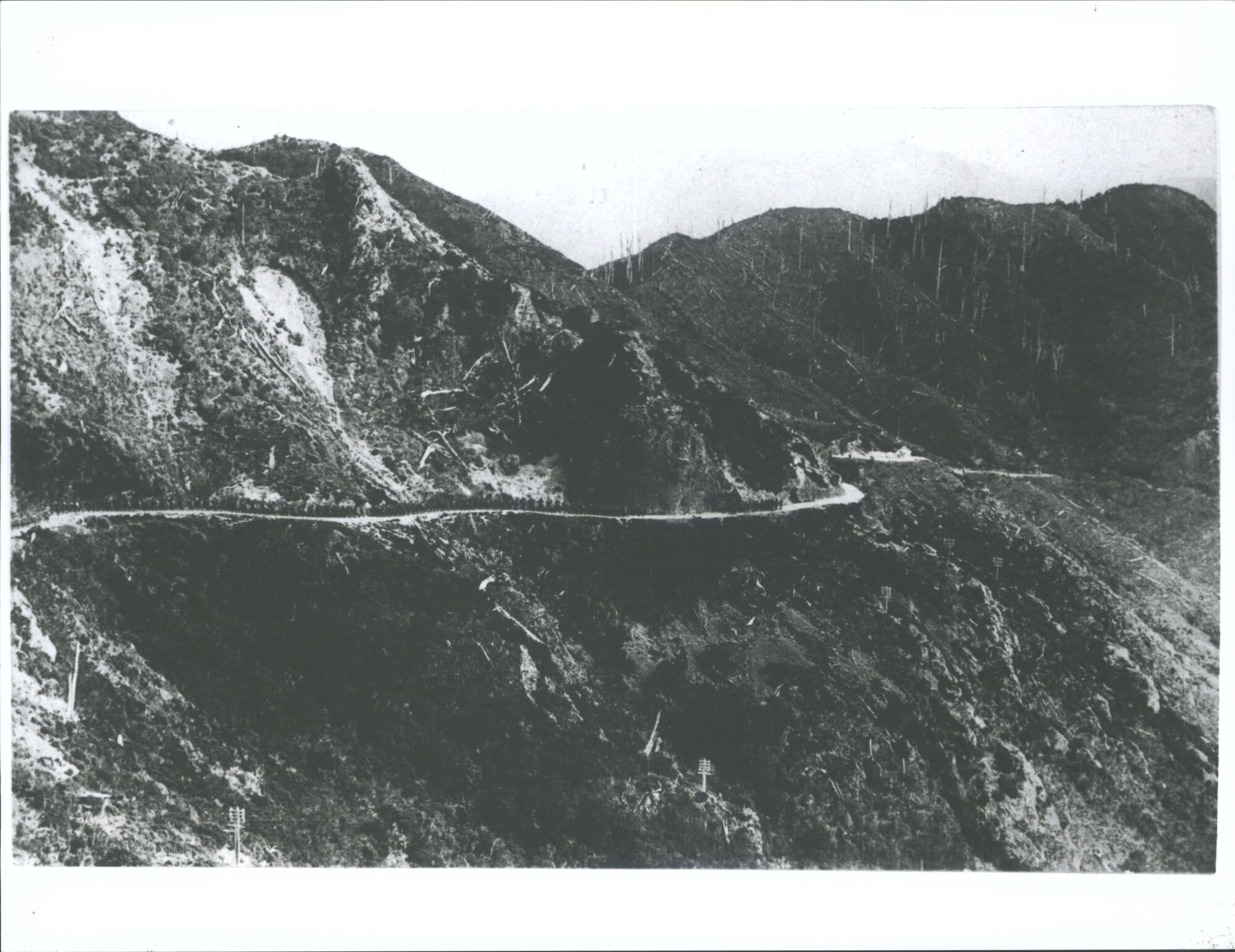 (12th Infantry Reinforcements march over the Rimutakas