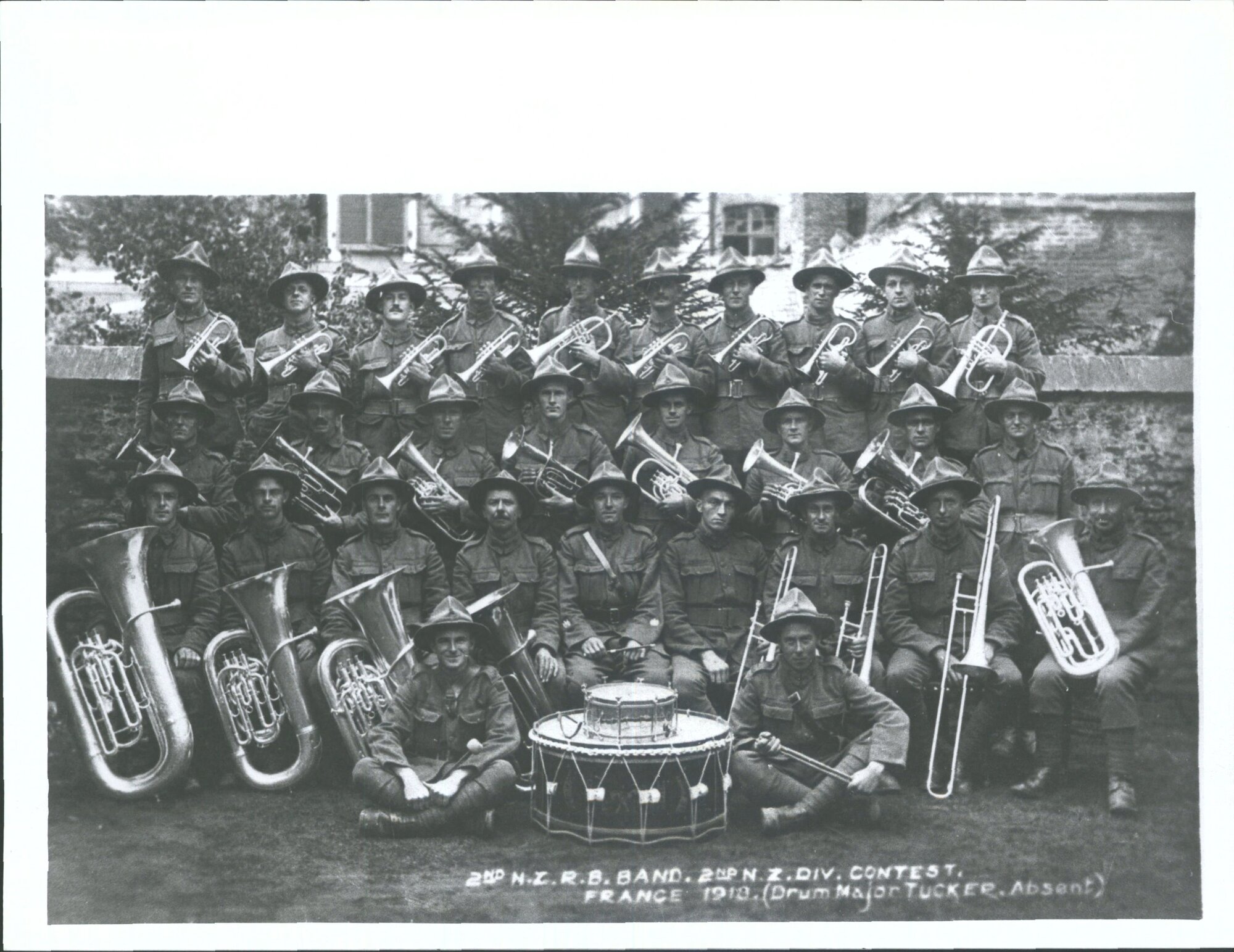 2nd N. Z. R B Band, 2nd N.Z. DIV. Contest. France 1918