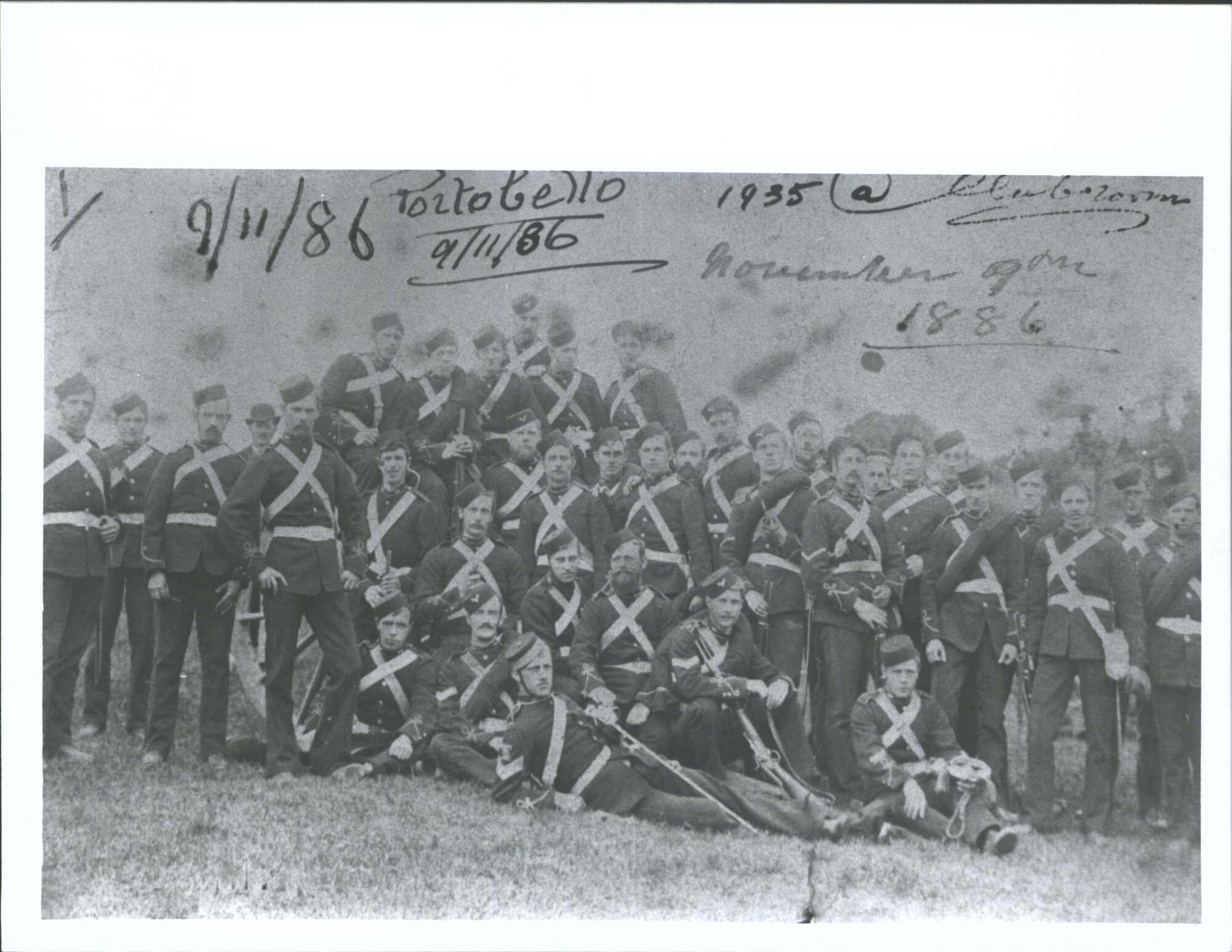 9th November 1886 - Portobello 12th Battery