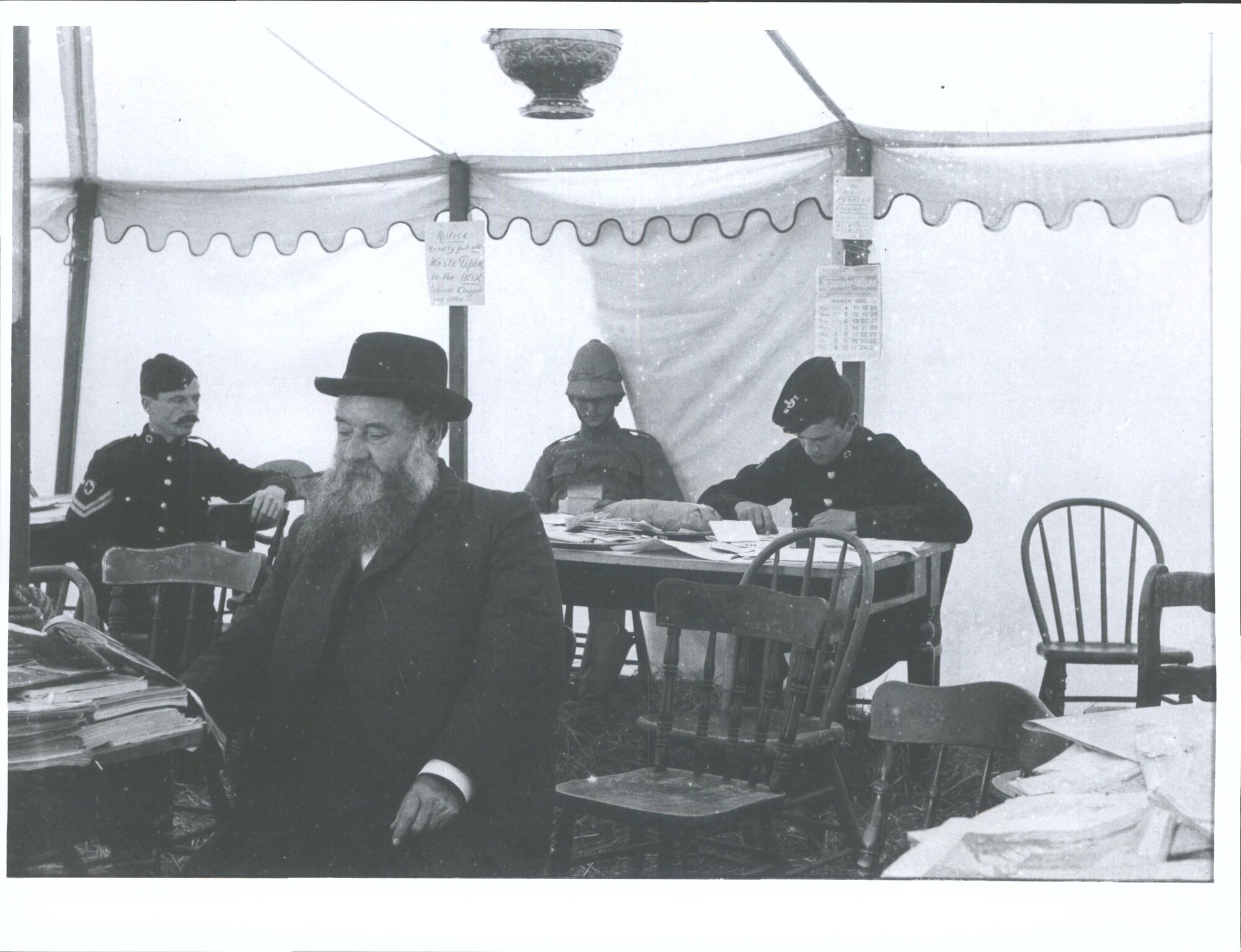 Fourth N. Z. Contingent Camp, Forbury March 1900