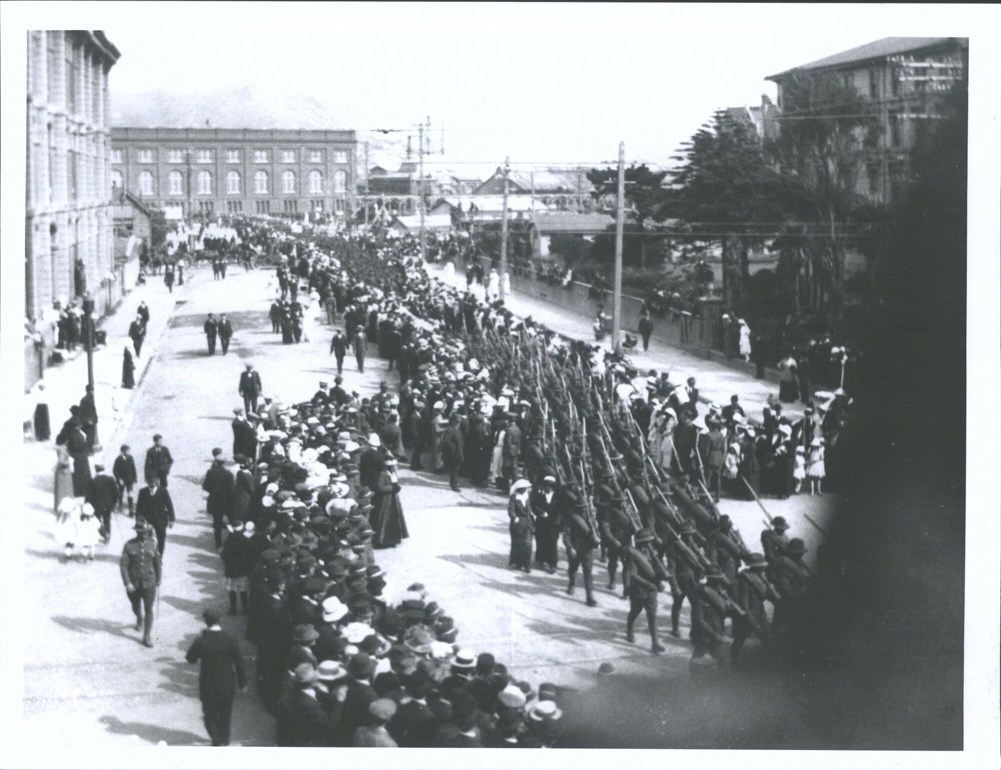 Troops in Wellington