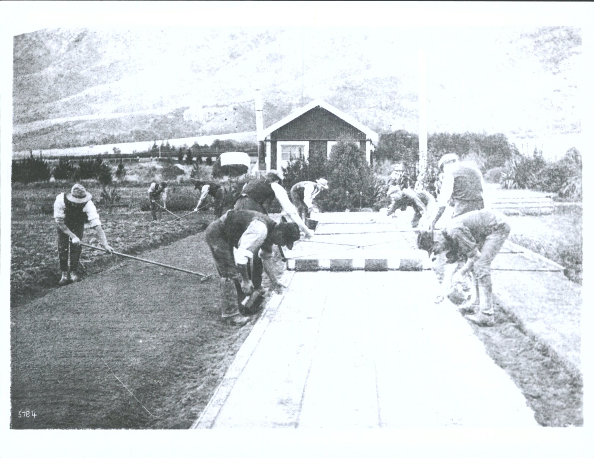 New Zealand Forest Service Nursery - Preparation of seed beds and seed sowing