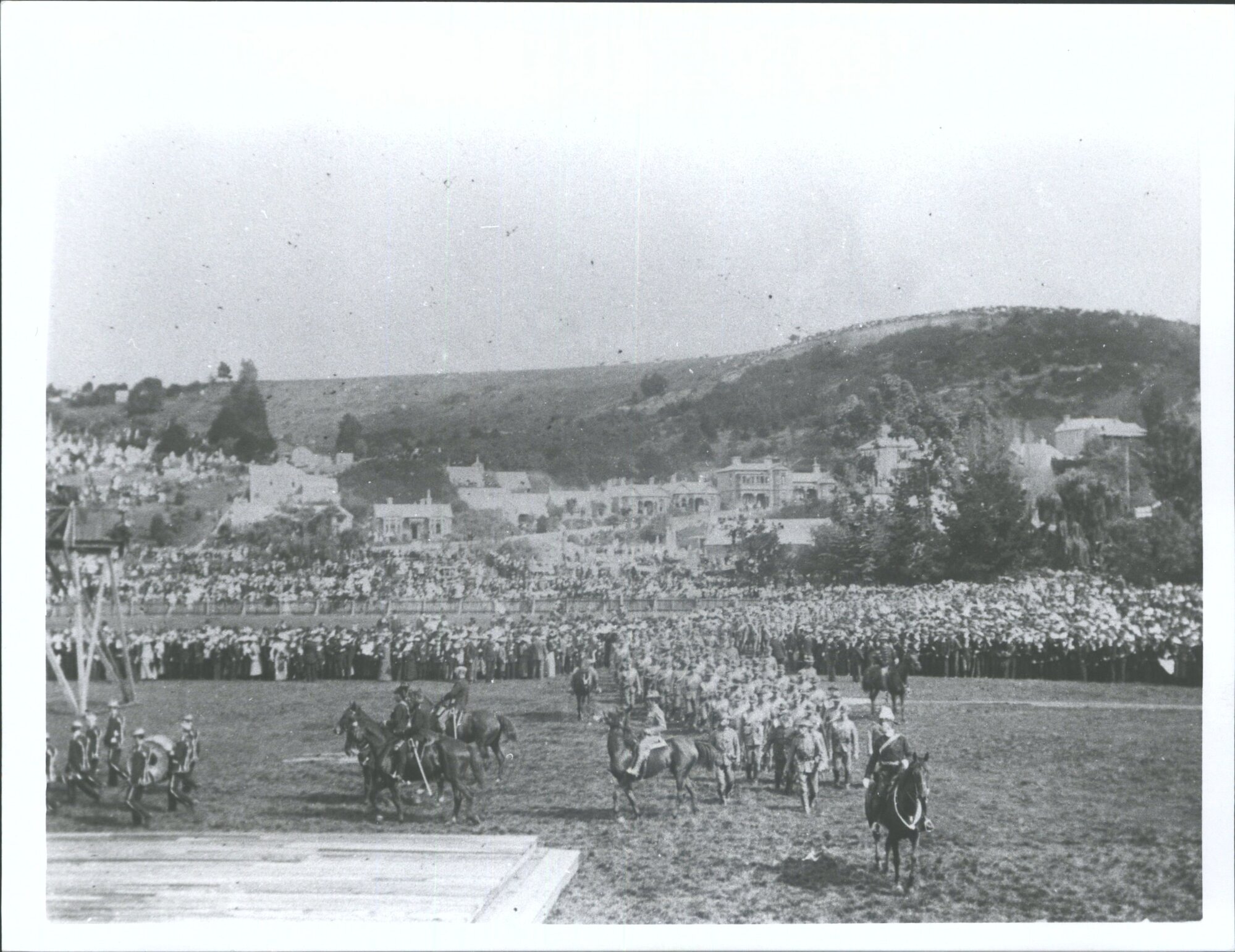 Dunedin Troops: Contingent Day at Oval
