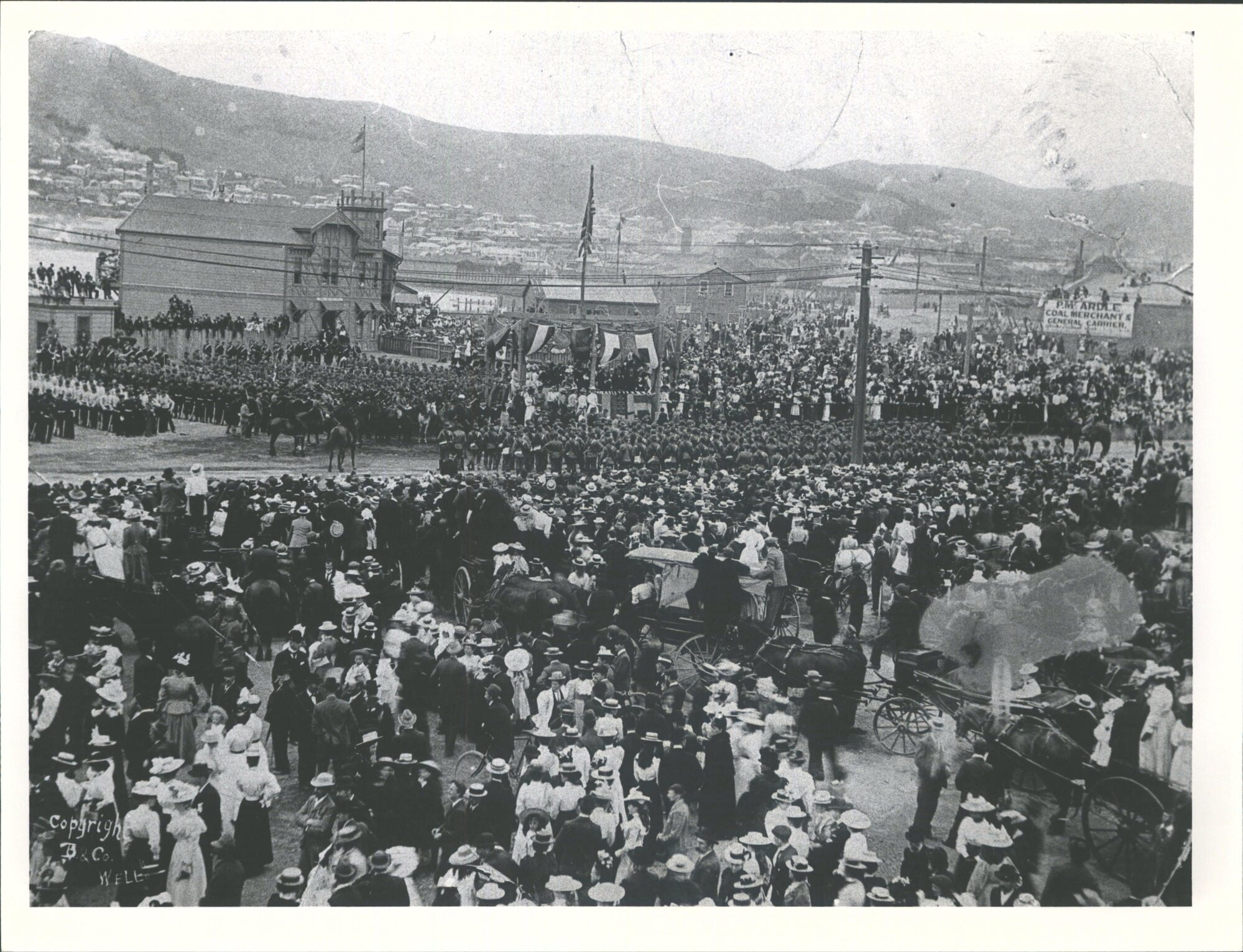 Departure of the 1st Contingent Sept 1899, Wellington