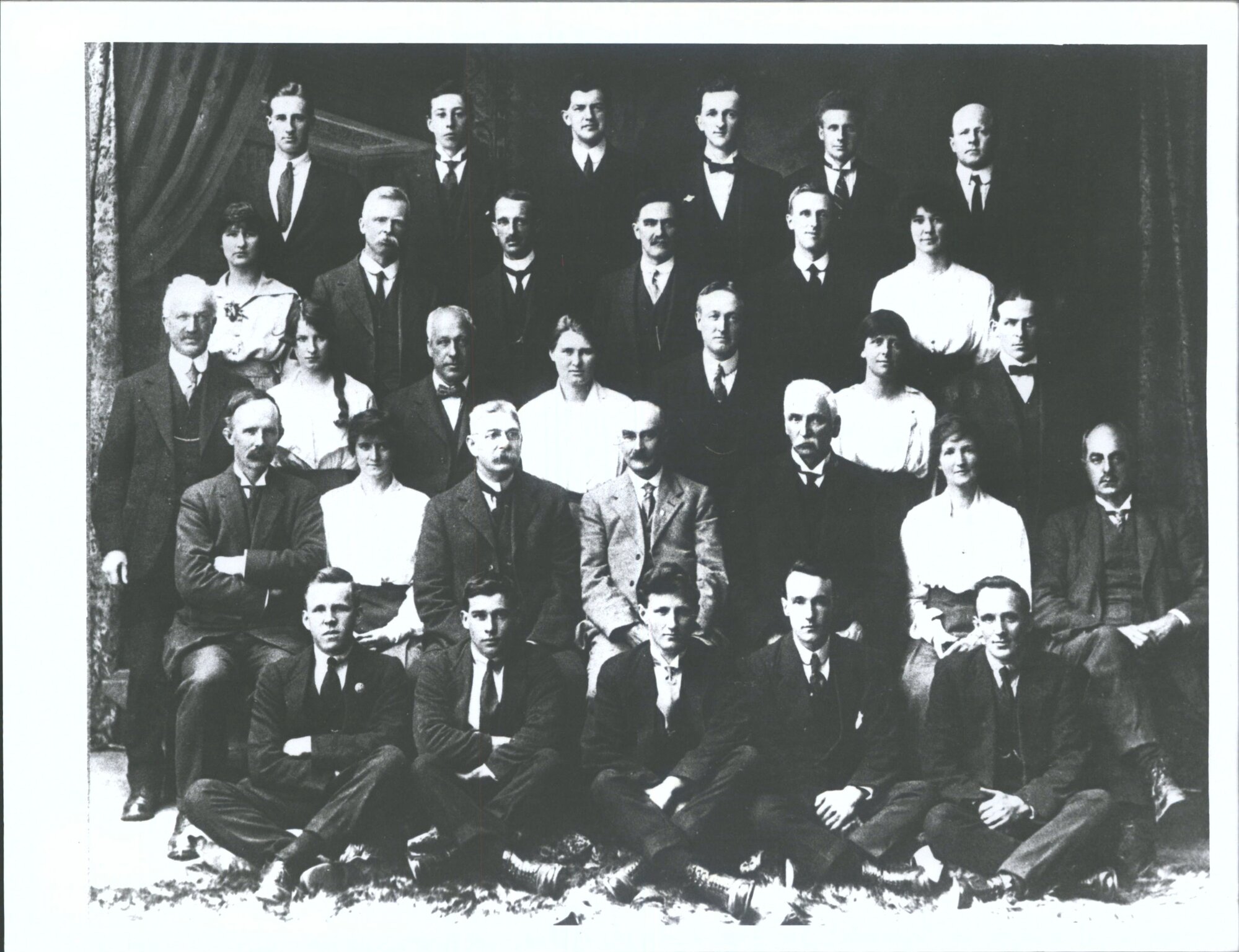 Officers of Lands &amp; Survey Dept. Dunedin