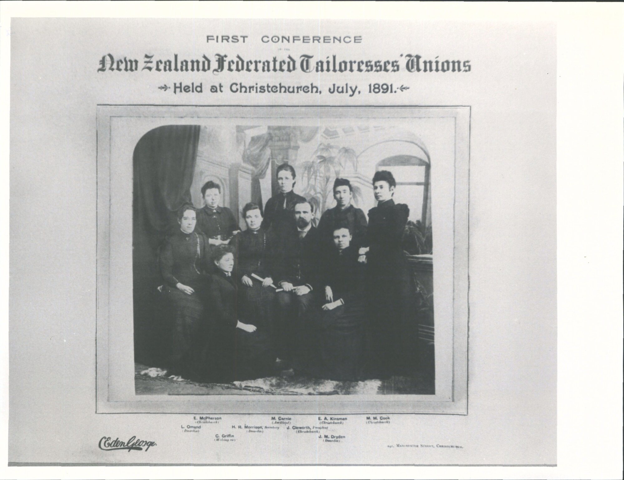 First Conference, New Zealand Federated Tailoresses' Union