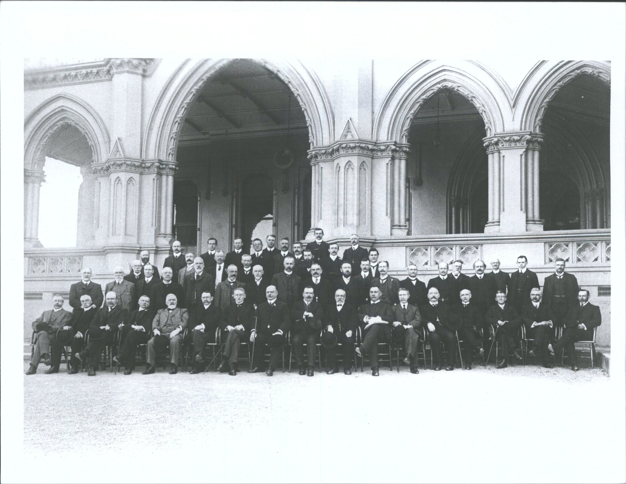 an historic group: The Cabinet ministers, Heads of Govt. Depts, and private secretaries to ministers at the close of 1908