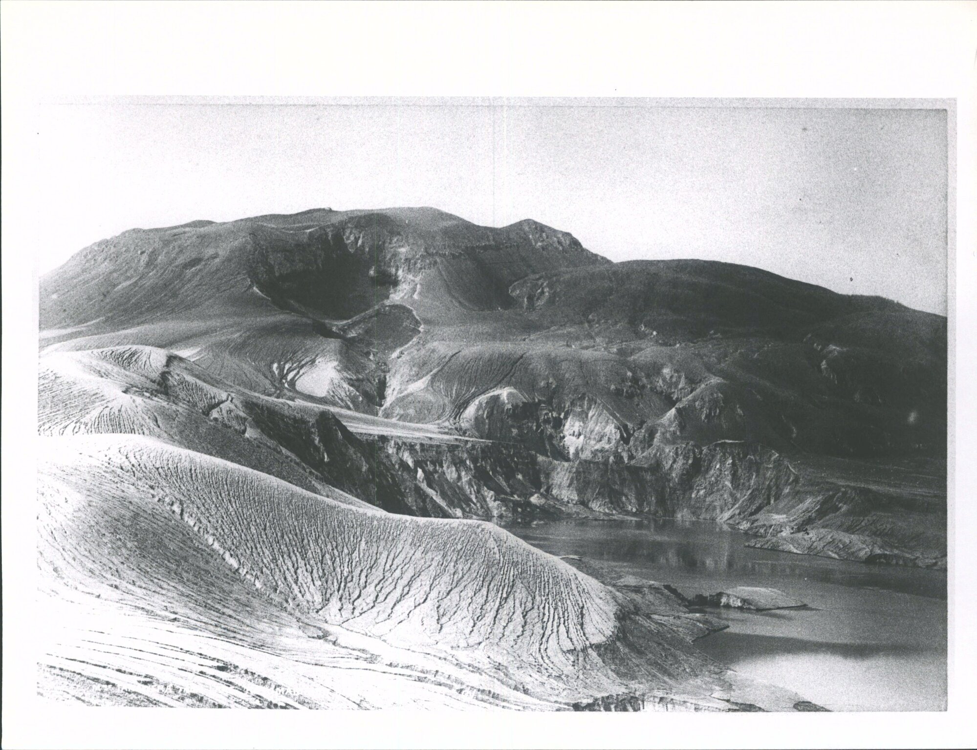 Mount Tarawera from Lake Rotomakariri