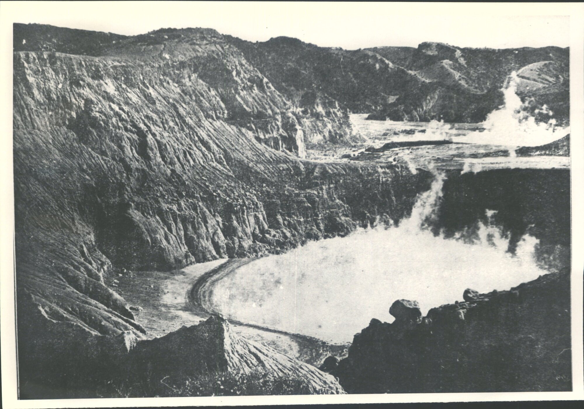 Crater at Mount Tarawera