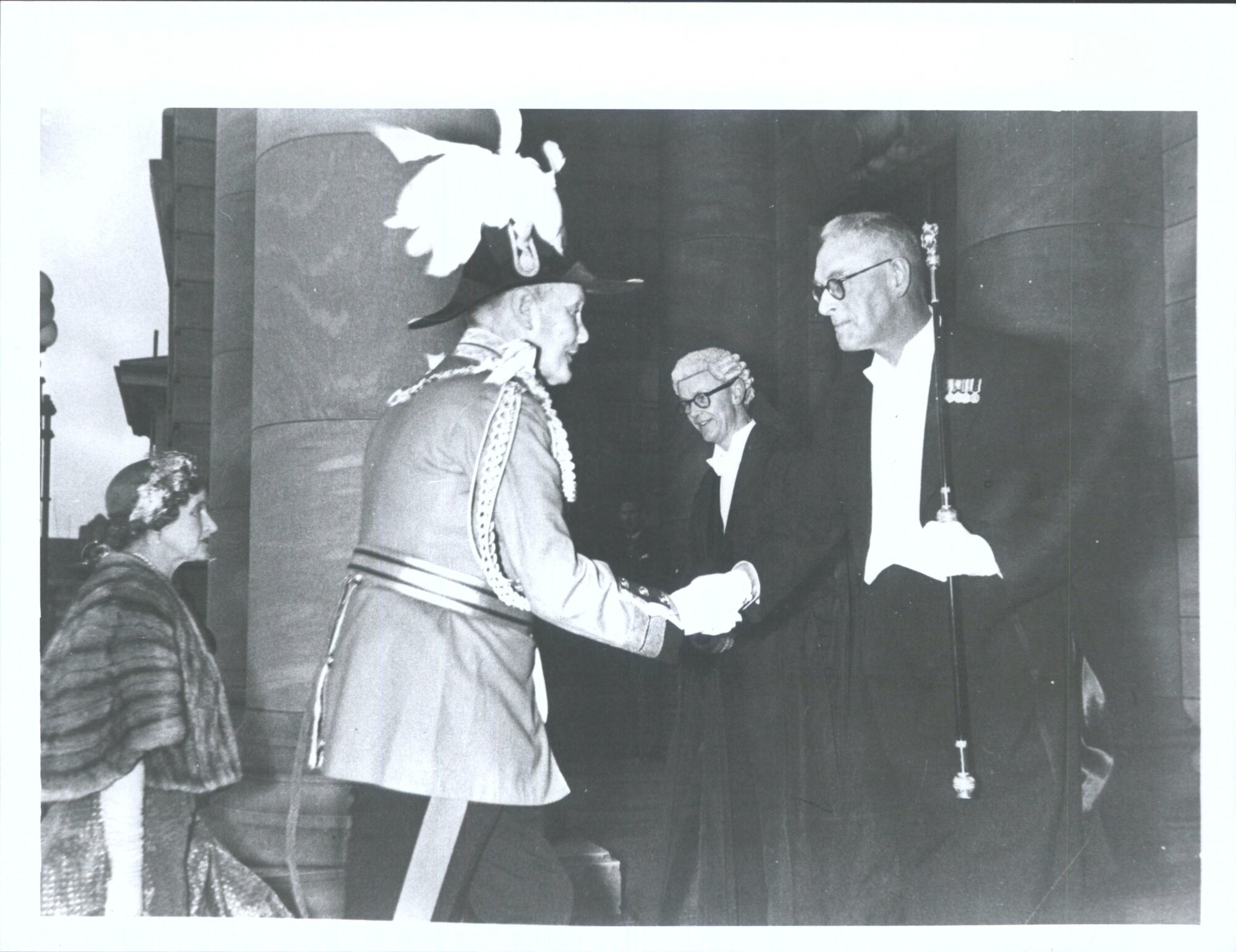 Parliament opening 1952 by Gov. Gen. Sir Bernard later Lord) Freyberg.