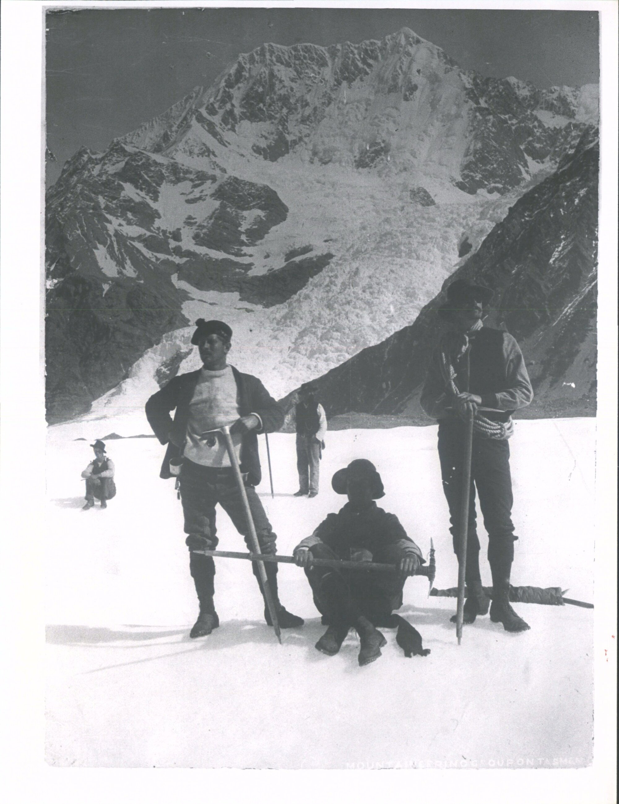 Mountaineering Group on Tasman Glacier
