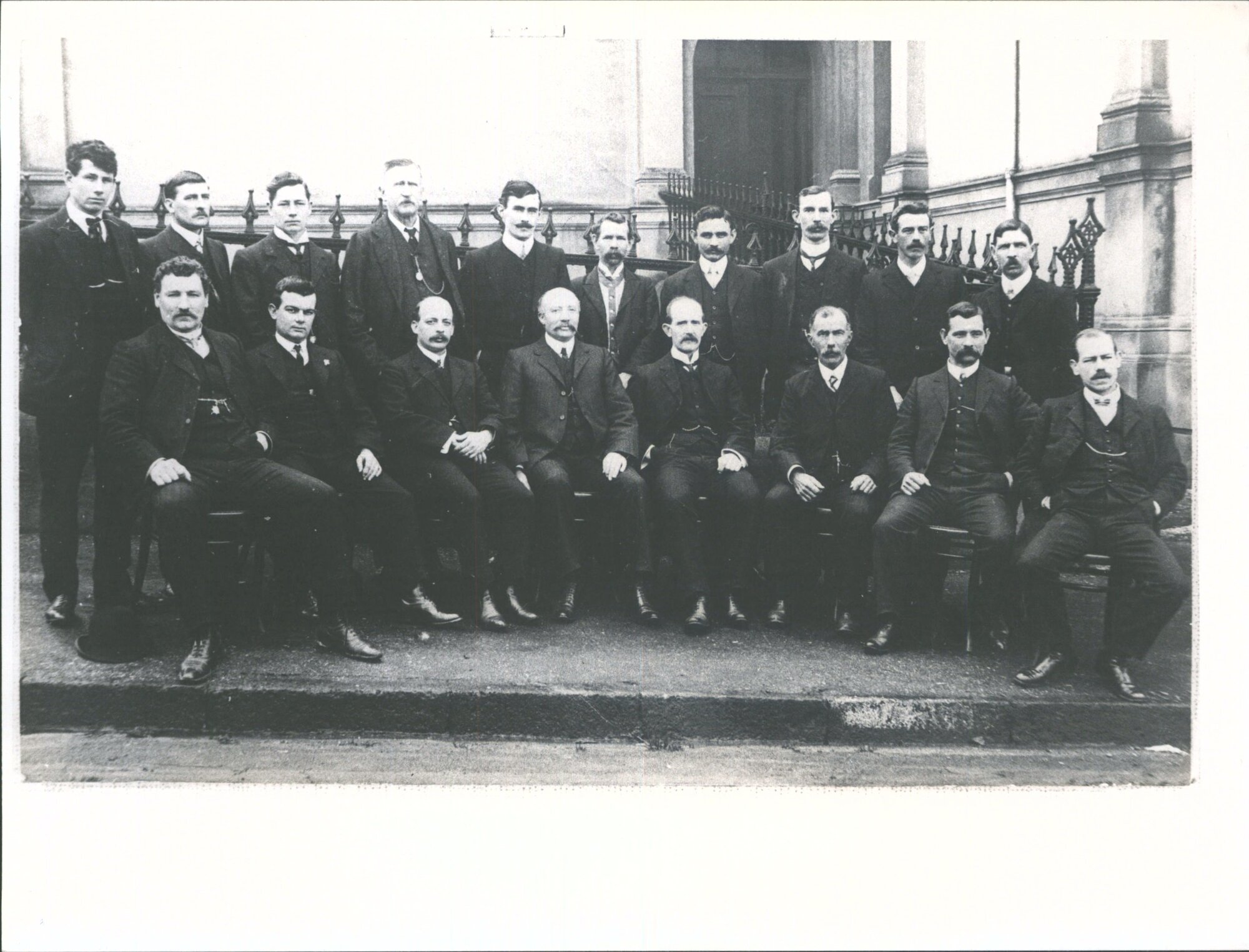 Unidentified group, from postcard