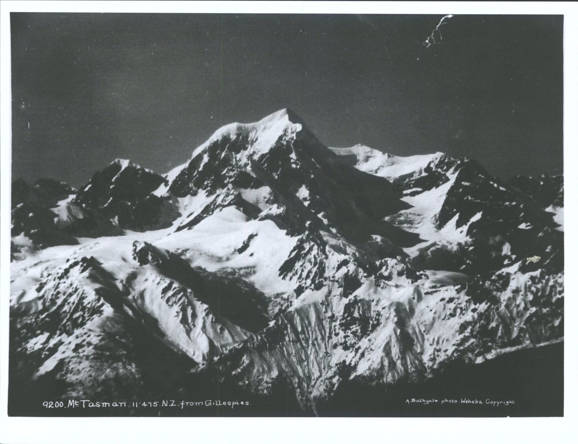Mt. Tasman from Gillespies