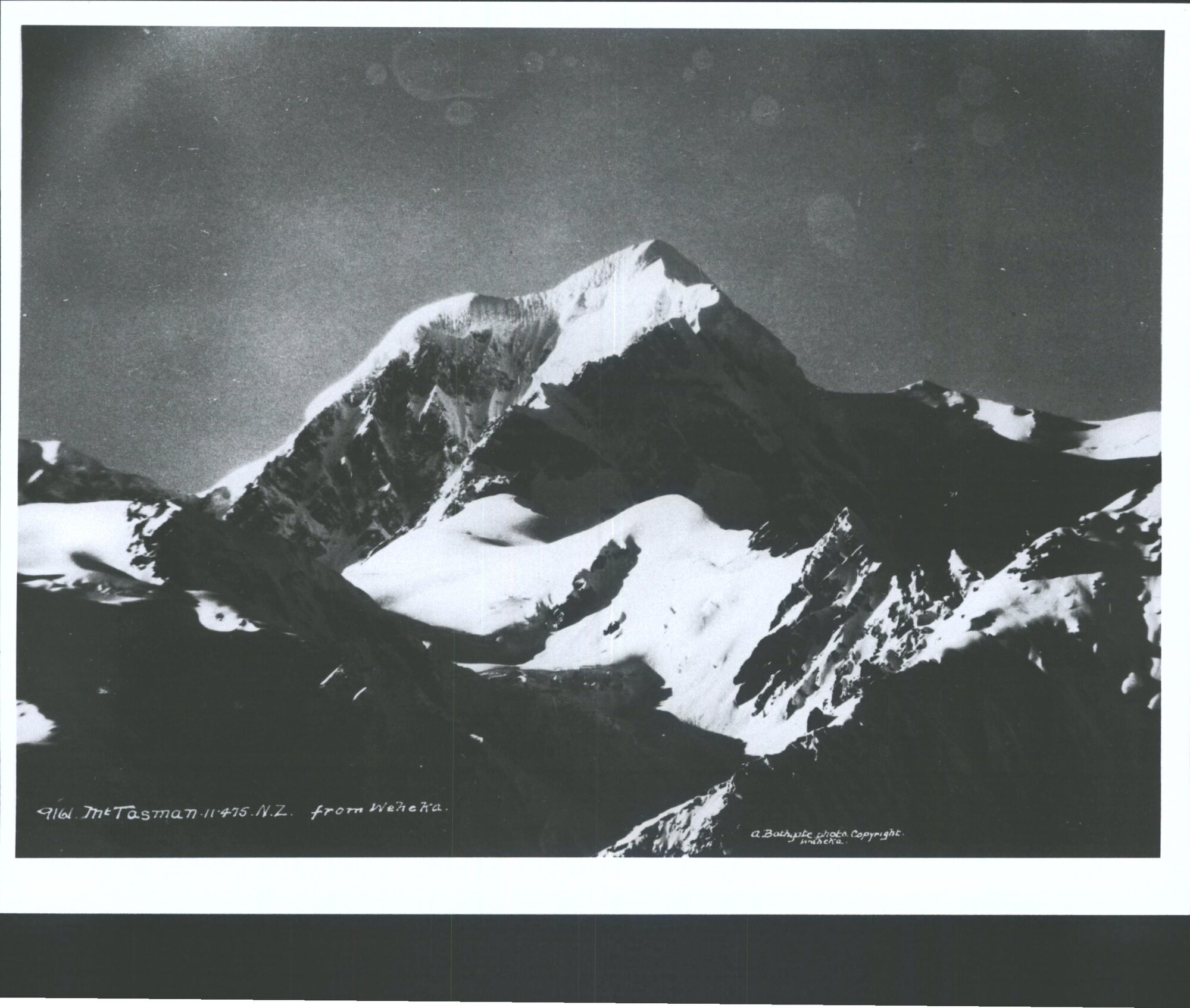 Mt Tasman, N.Z., from Weheka