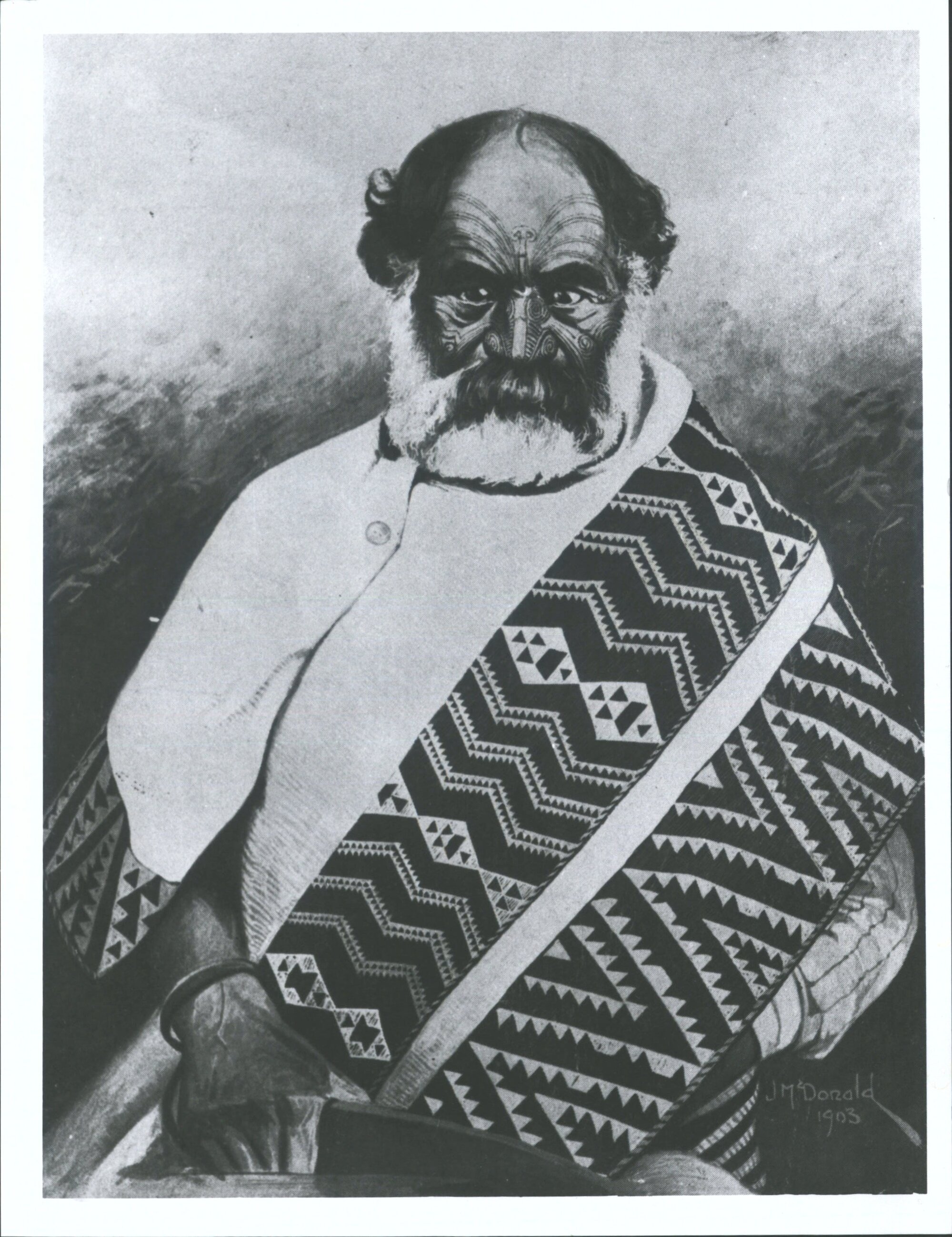 Te Anaua, Hori Kingi (J. McDonald Painting)