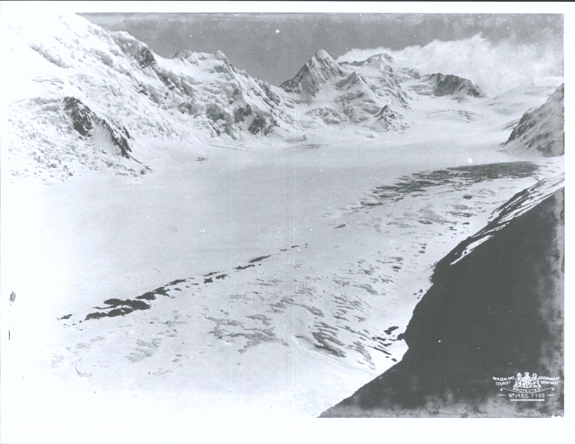 Head of Tasman Glacier