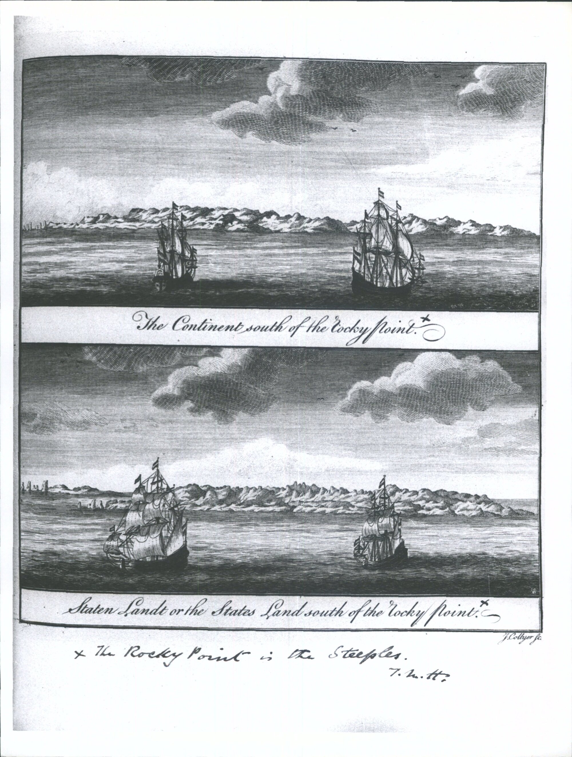 The Continent south of the Rocky Point