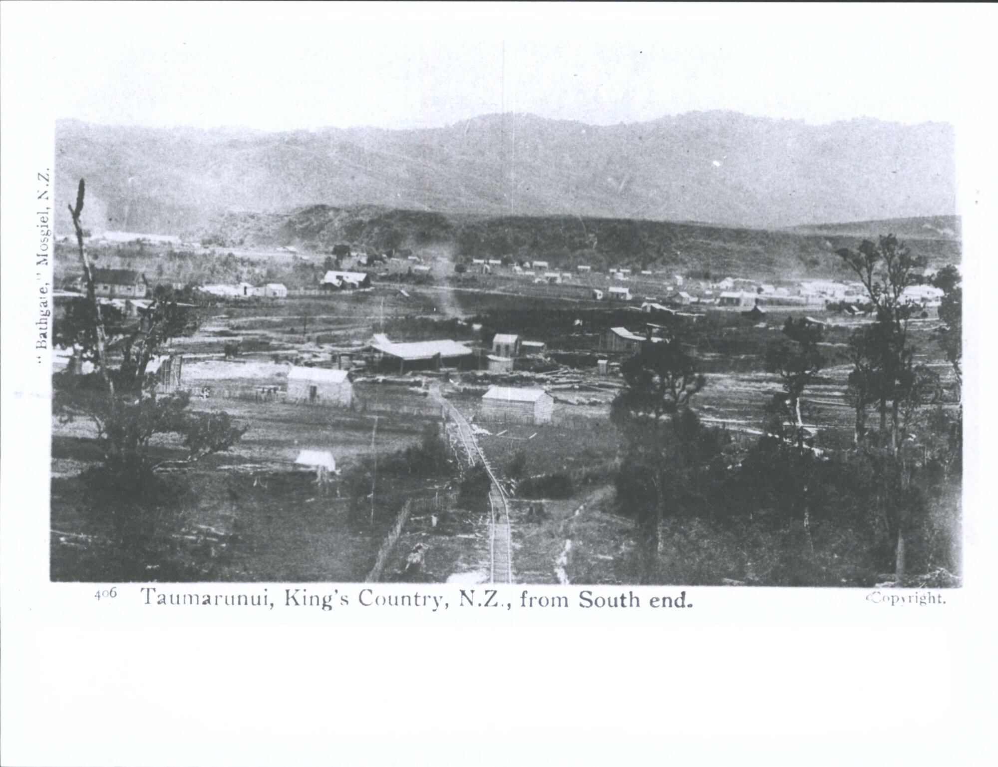 Taumarunui, King's Country, N.Z., from South end
