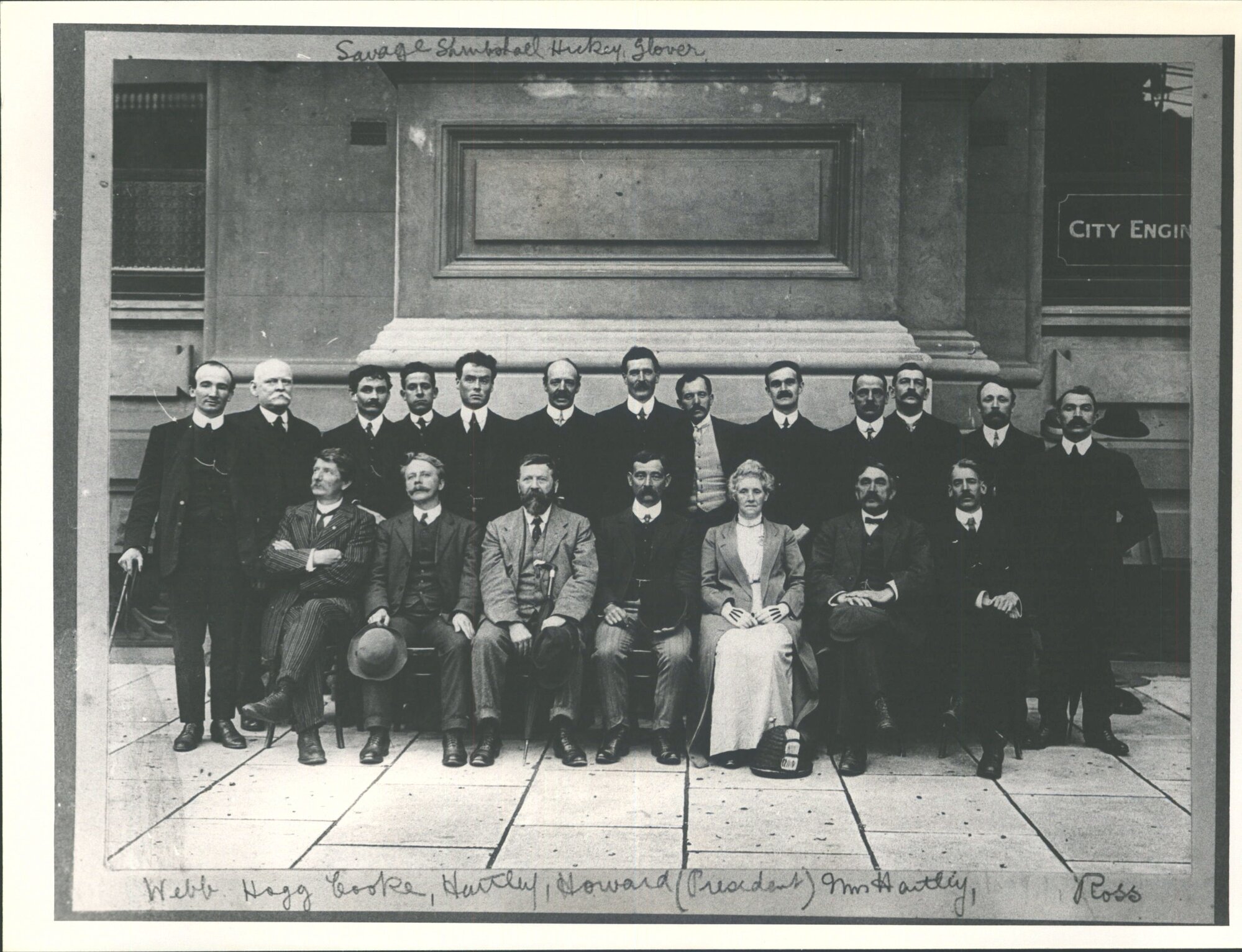 Visit of Edward Hartley, well known English socialist