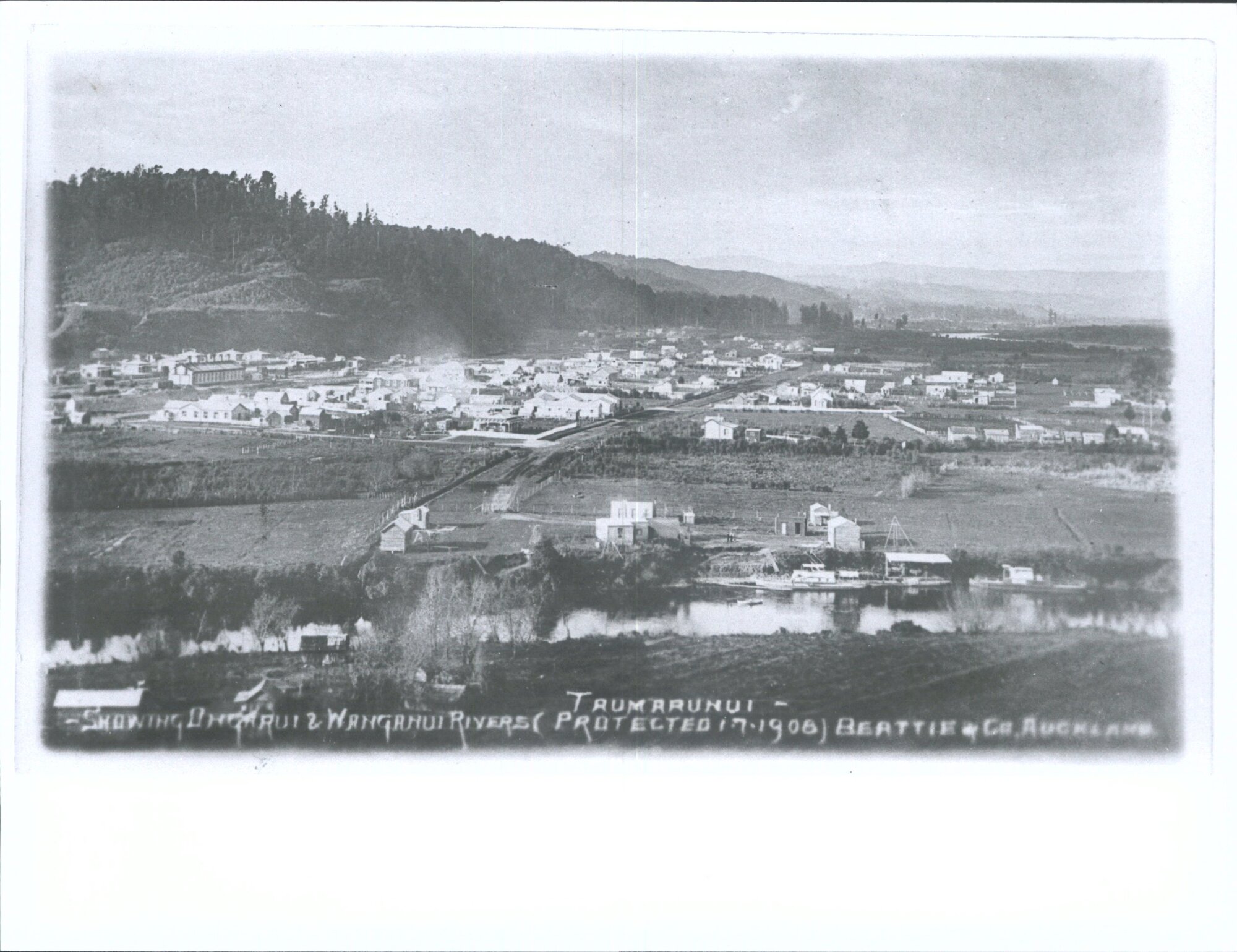 Taumarunui, showing Ongarue and Whanganui Rivers