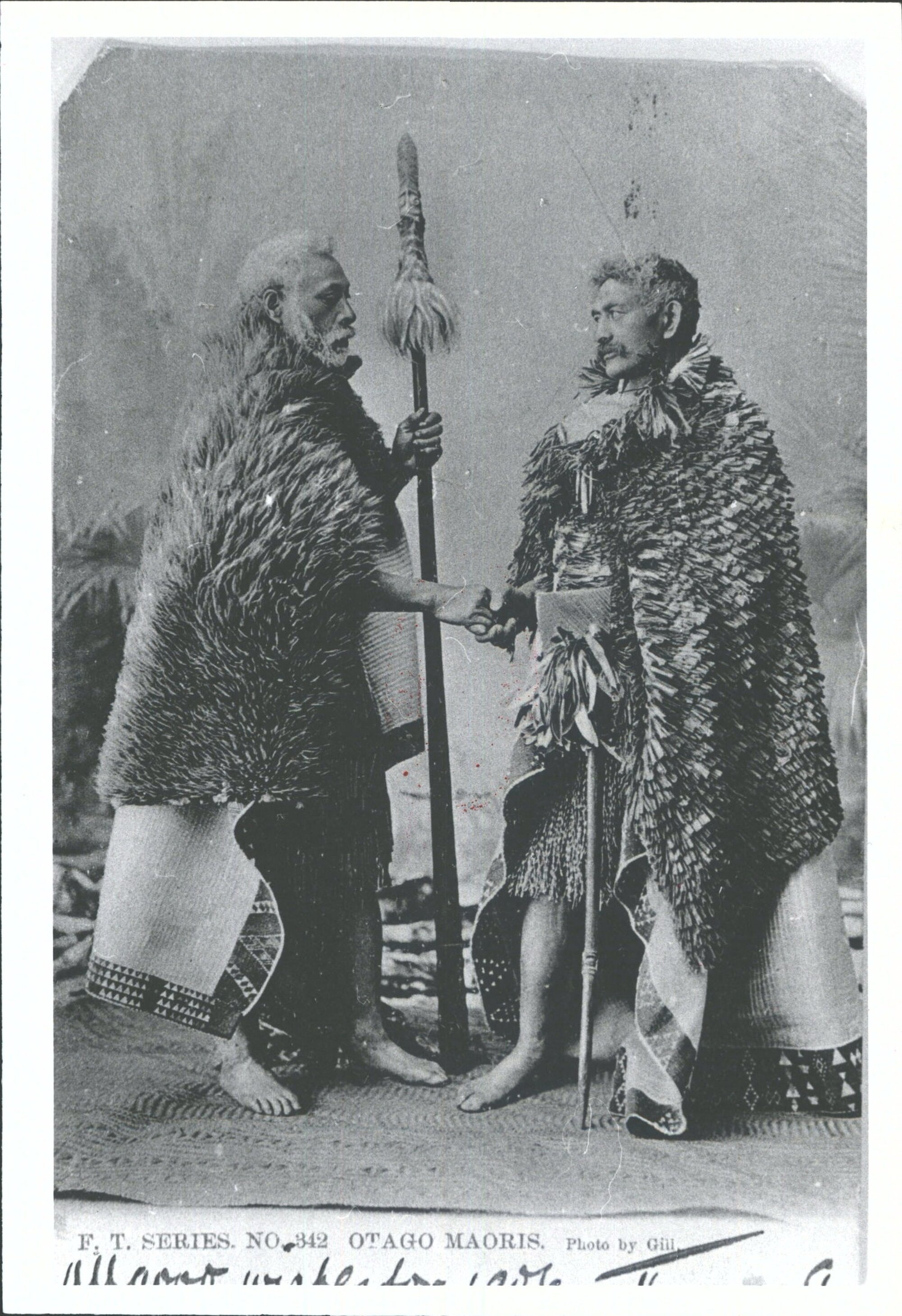 Tikao, Taare (left) &amp; another - Hoani Matiu