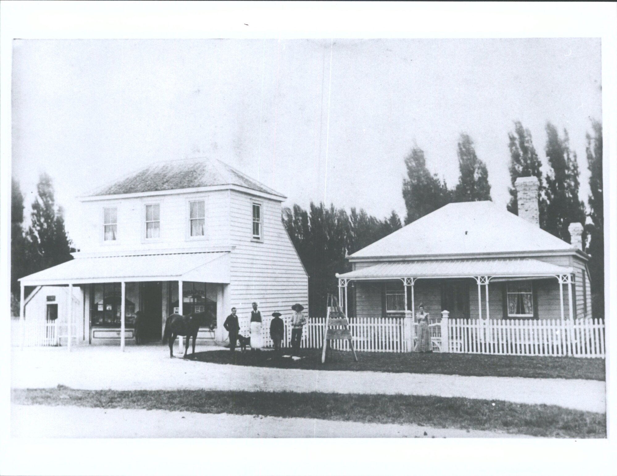 G.A. Crabbe's shop and residence, Cameron Road, Tauranga