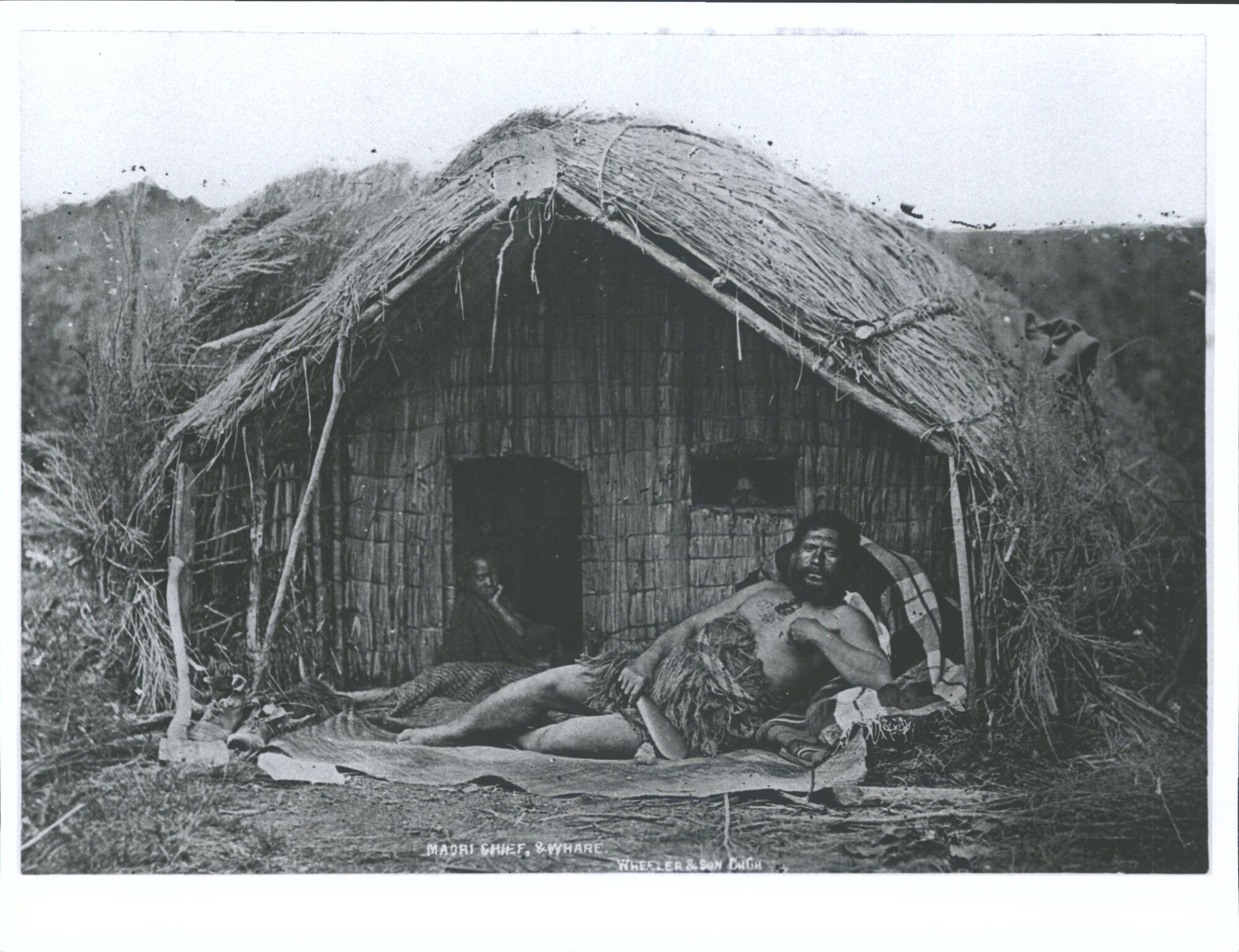 Tahau and his wife and child
