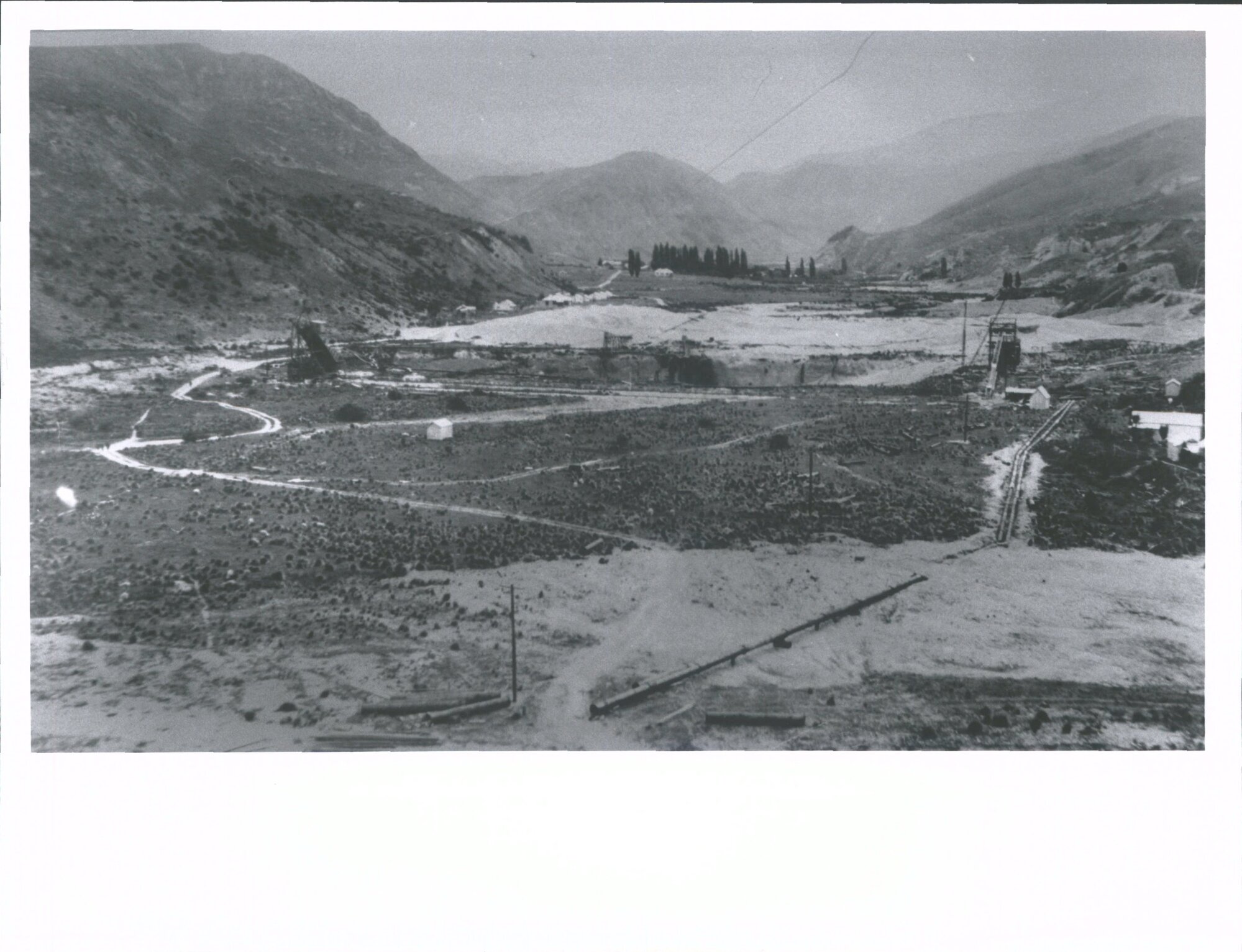 Looking down the valley