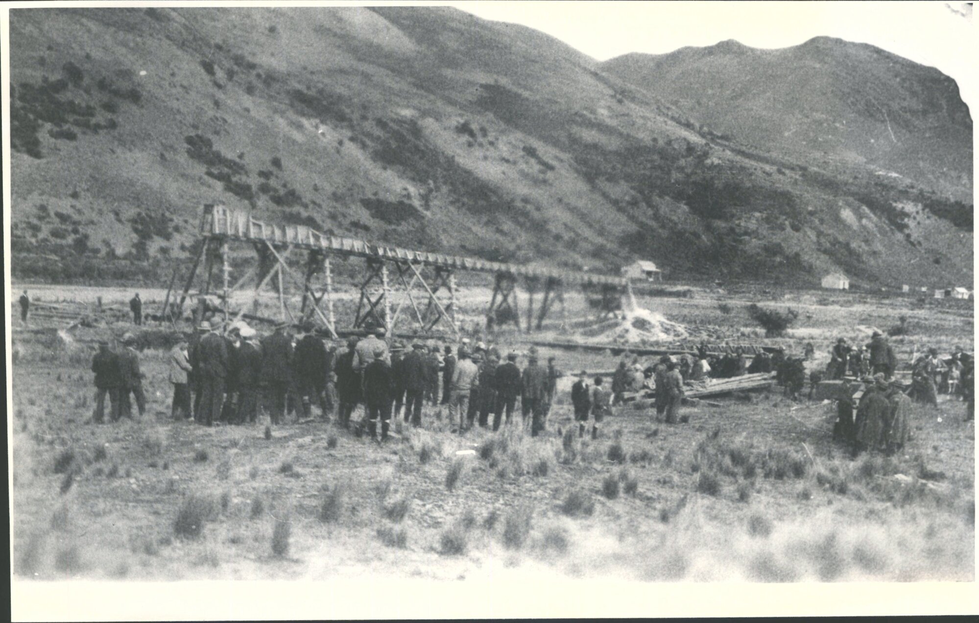 Opening Day on April 16, 1927 of Foster's Creek Syphon