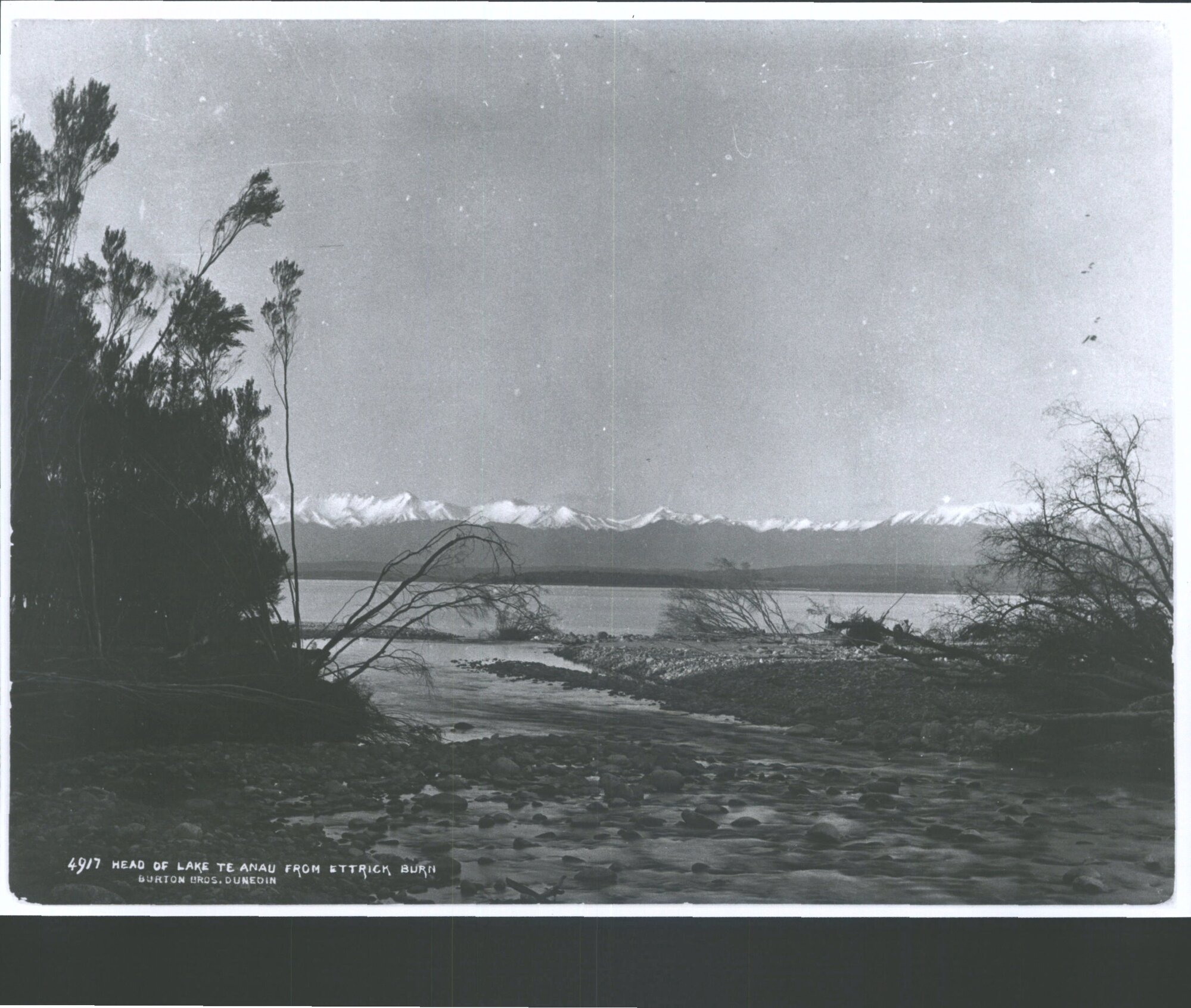 Head of Lake Te Anau from Ettrick Burn