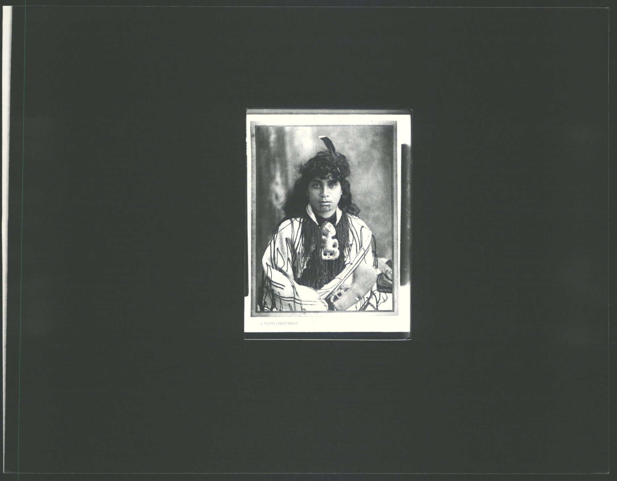 "A Maori Chieftainess"