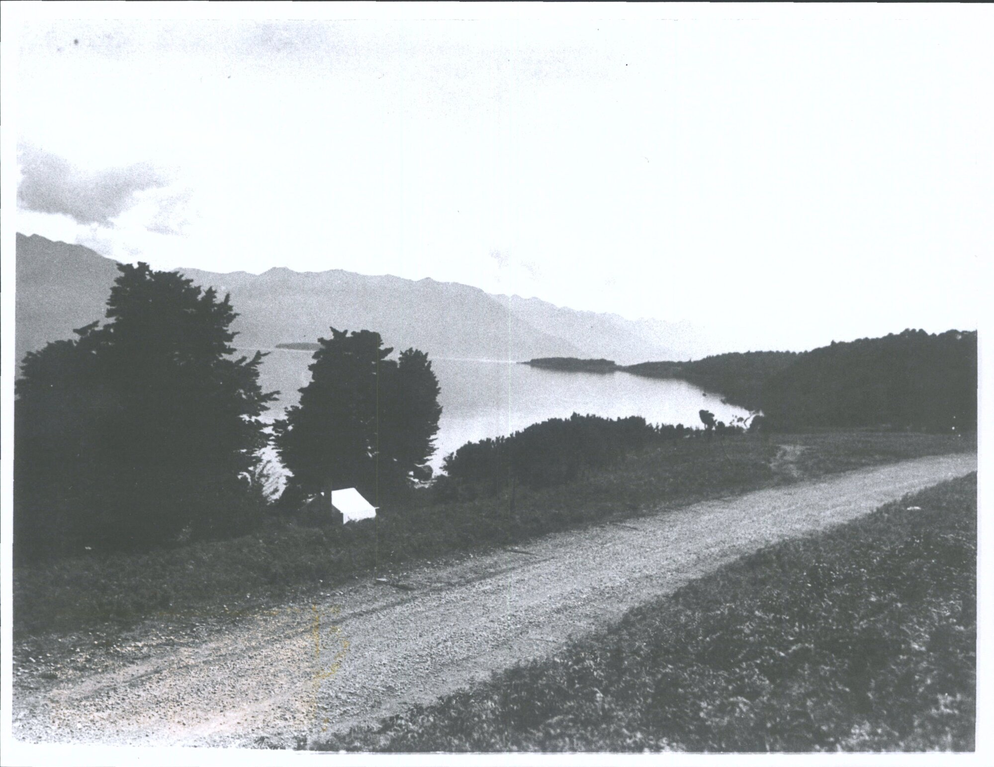 The new road being constructed to Milford