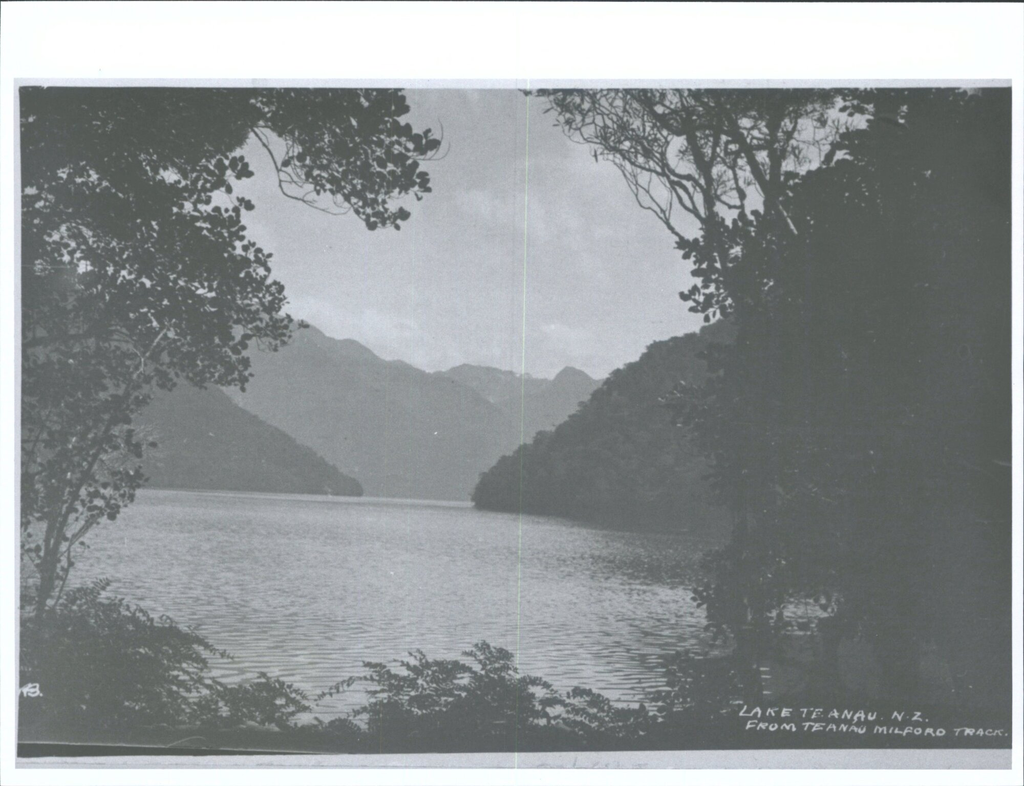 Lake Te Anau from Te Anau Milford Track