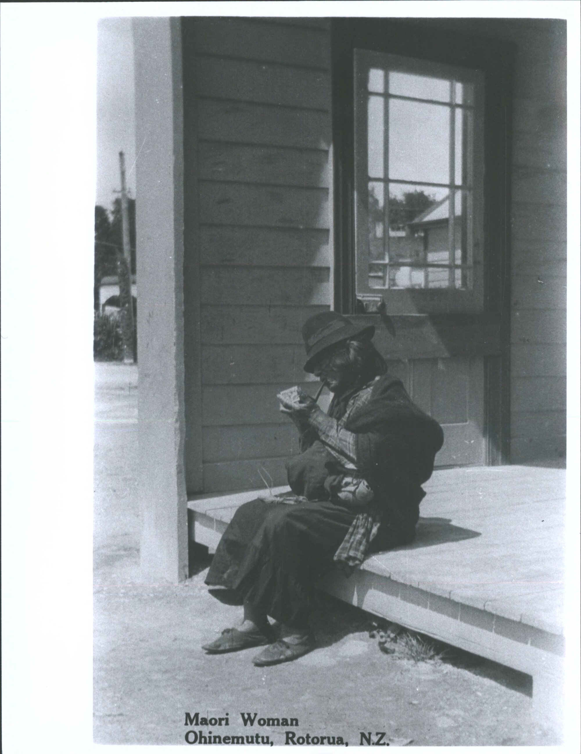Maori Woman, Ohinemutu, Rotorua, N.Z.