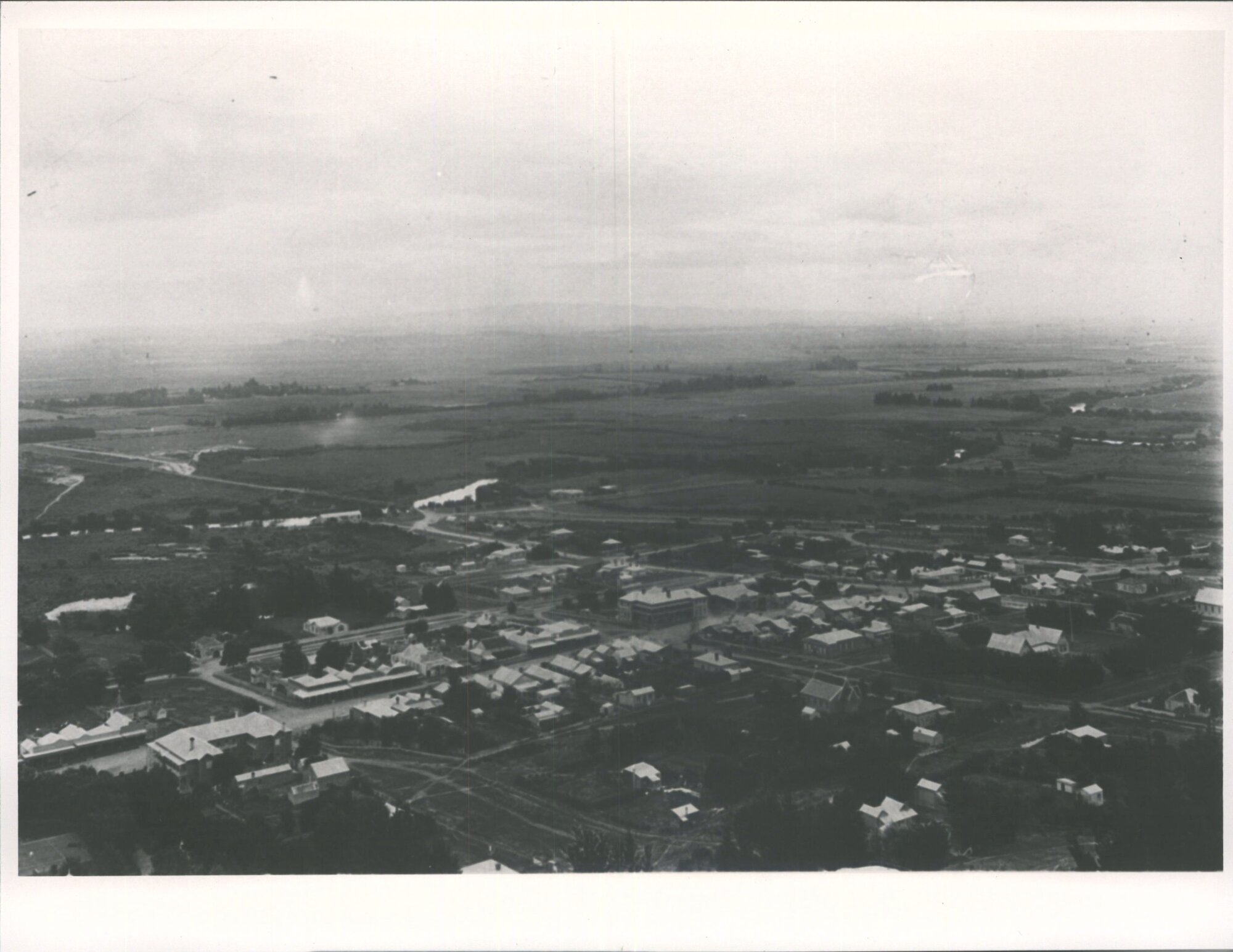 Aerial view of Te Aroha