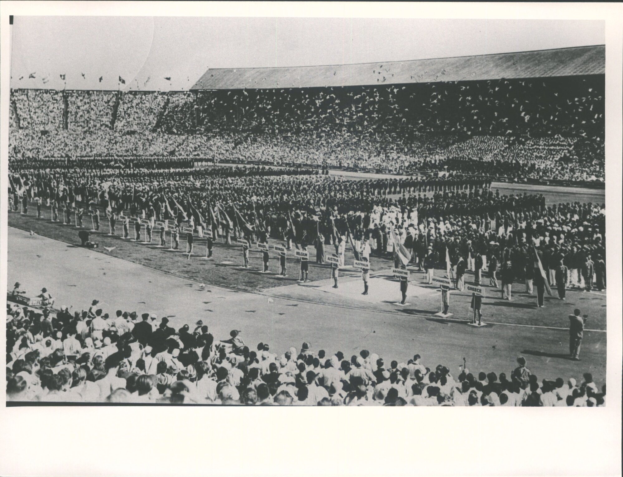 Opening ceremony at Wembley Stadium
