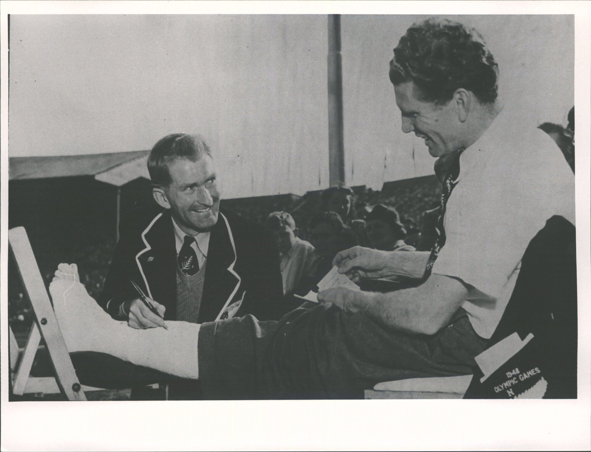 Douglas Harris at closing ceremony