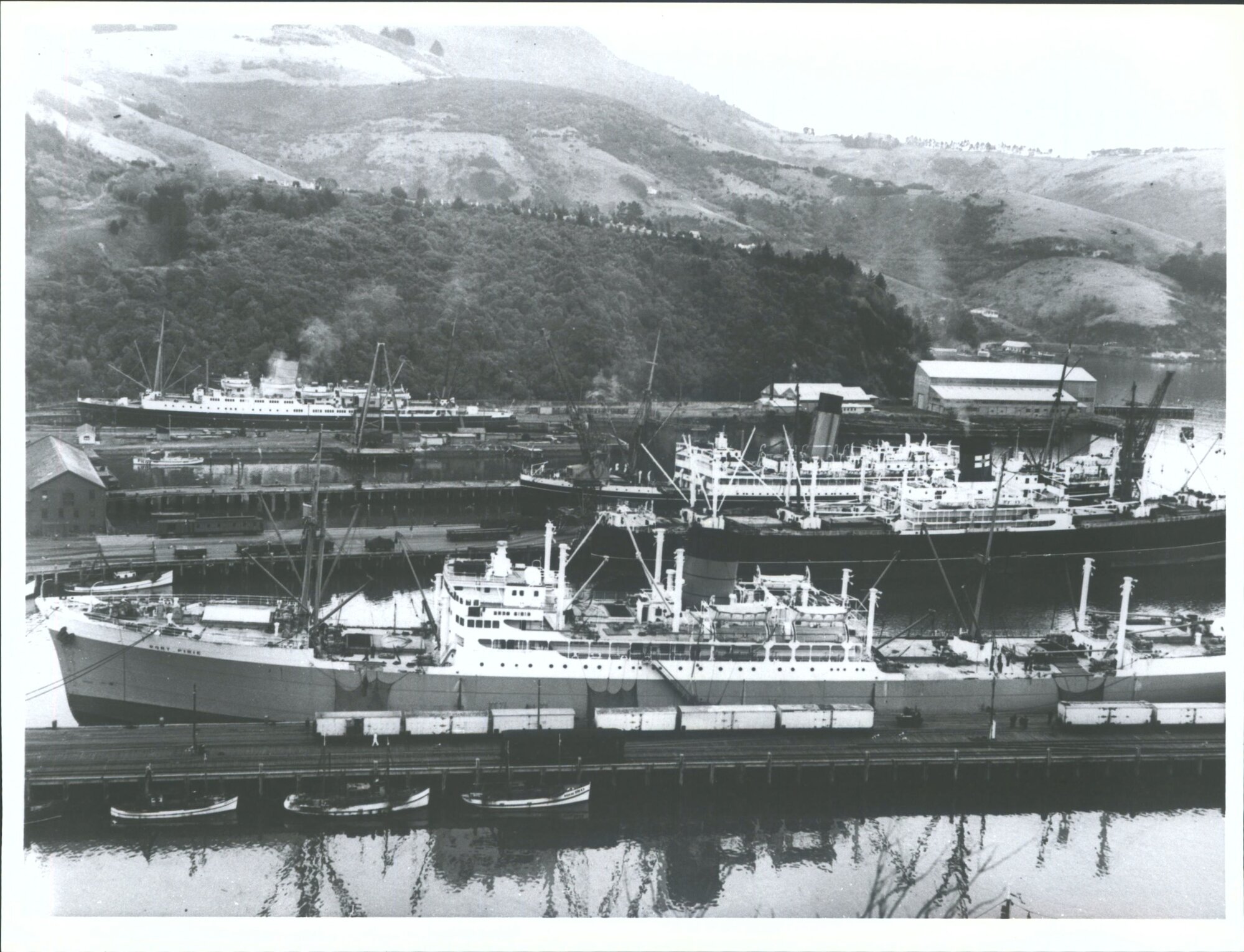 Concentration of Shipping at Port Chalmers "Times"