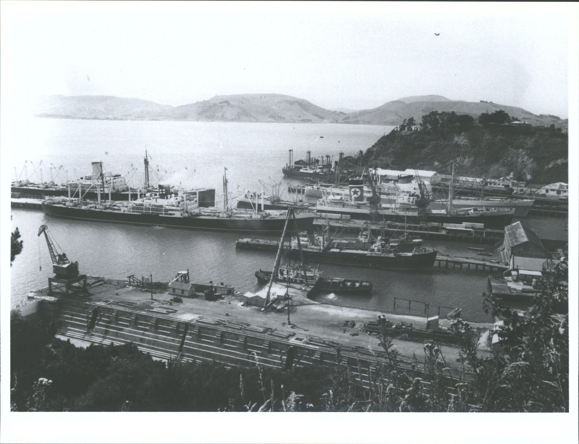 Export Wharf - Korowai, Waipori. Bowen Pier - Port Brisbane, Kaimanawa. George Street - Brisbane Star, Hororata, Cumberland. USS