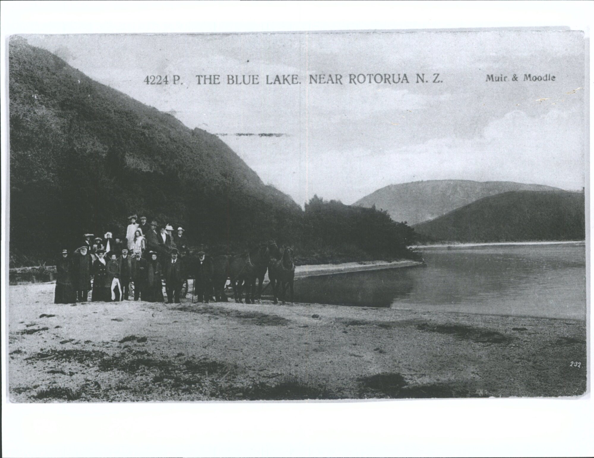 The Blue Lake, Near Rotorua, N.Z.