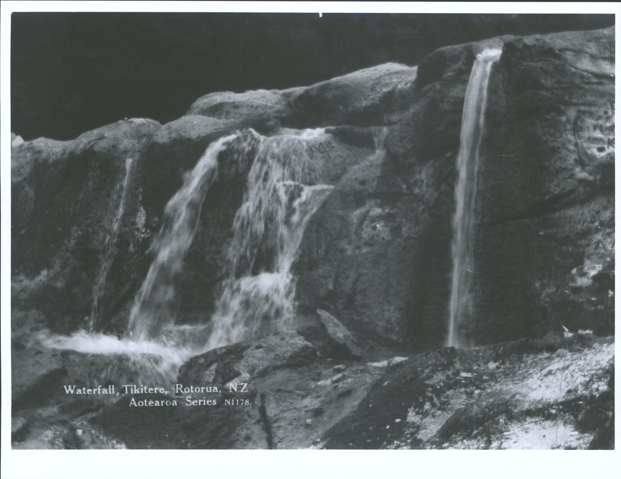Waterfall, Tikitere, Rotorua, N.Z.