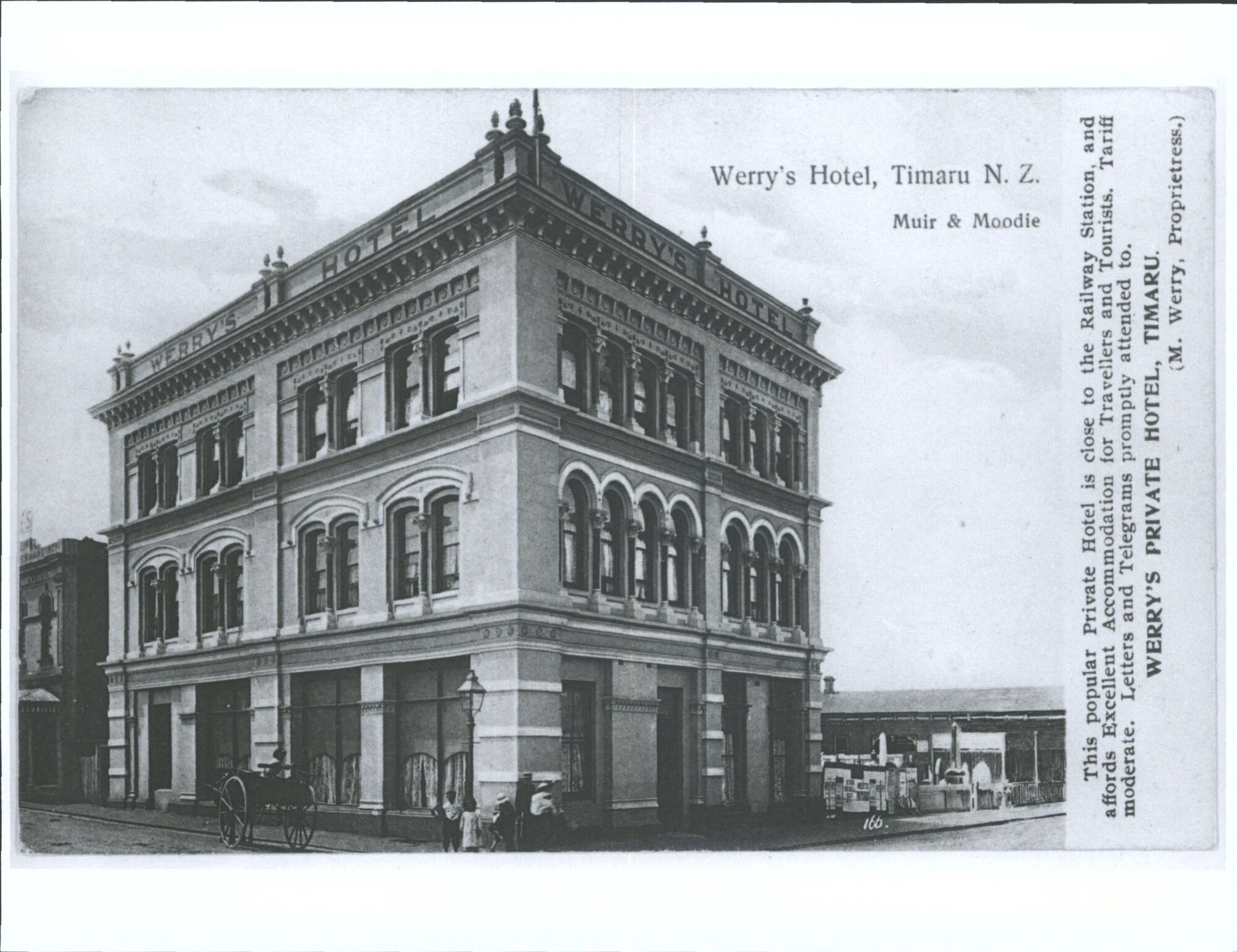 Werry's Hotel, Timaru, N.Z.