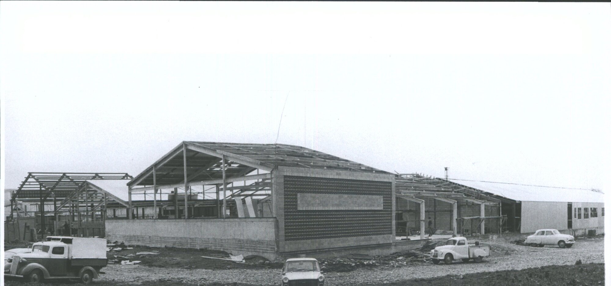 Top-making plant under construction at Redruth