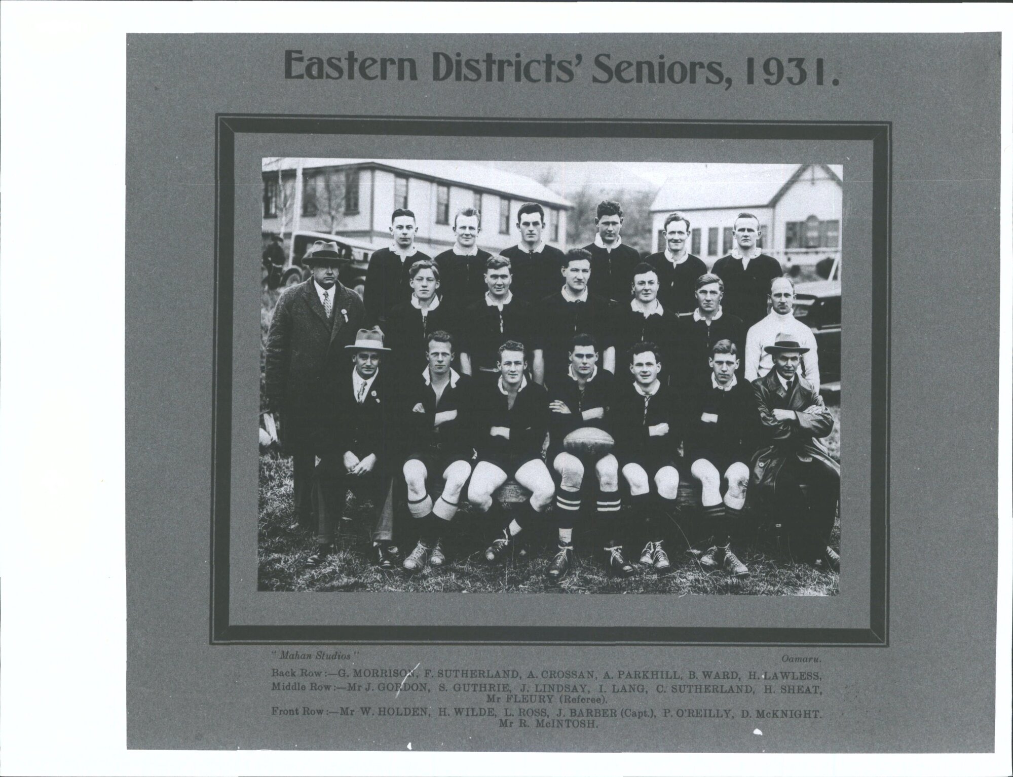 [Otago] Eastern Districts [Football] Seniors